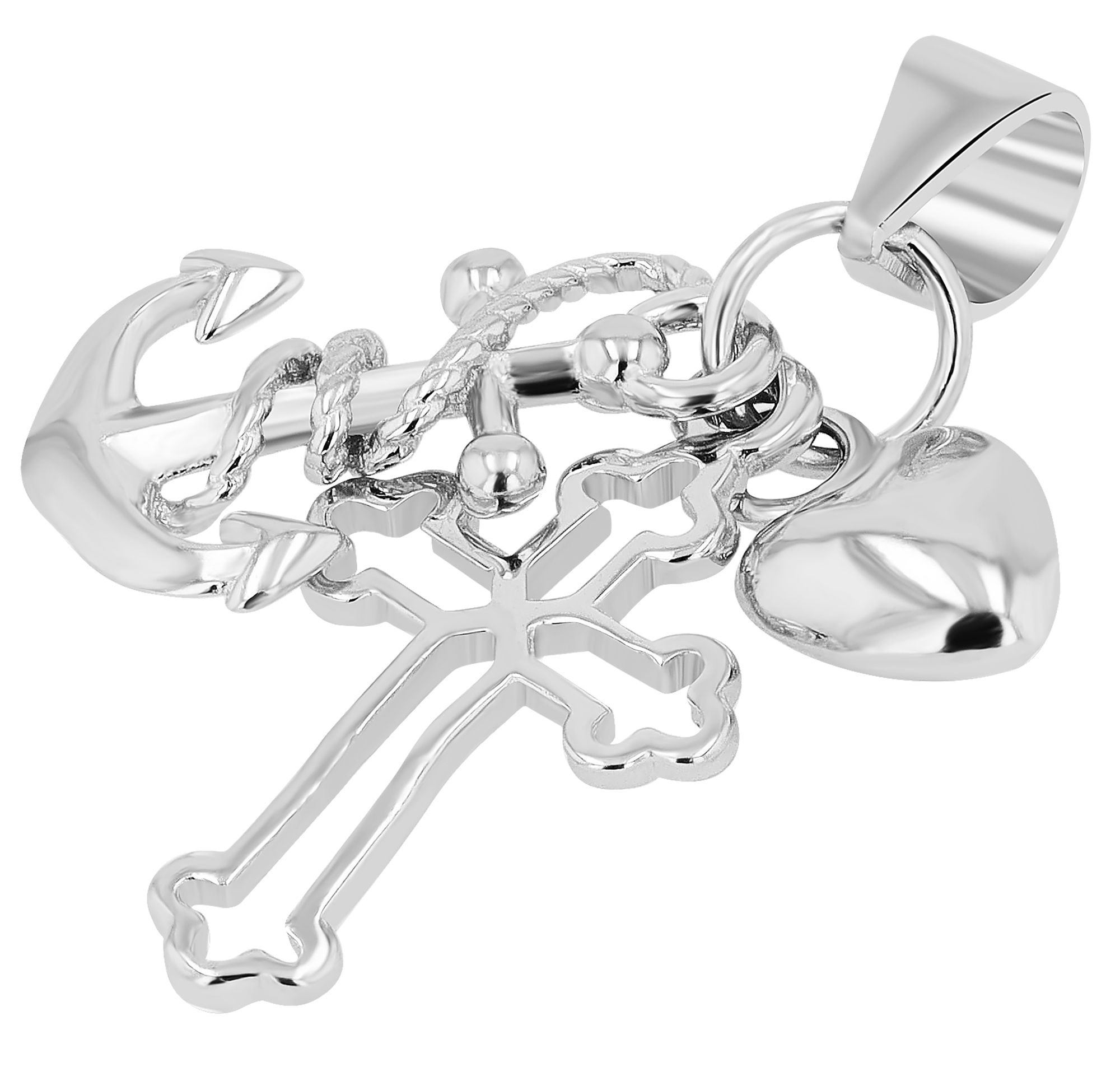 Adelia´s Kreuzanhänger »Damen Anhänger ¿ Kreuzanhänger aus 925 Silber«