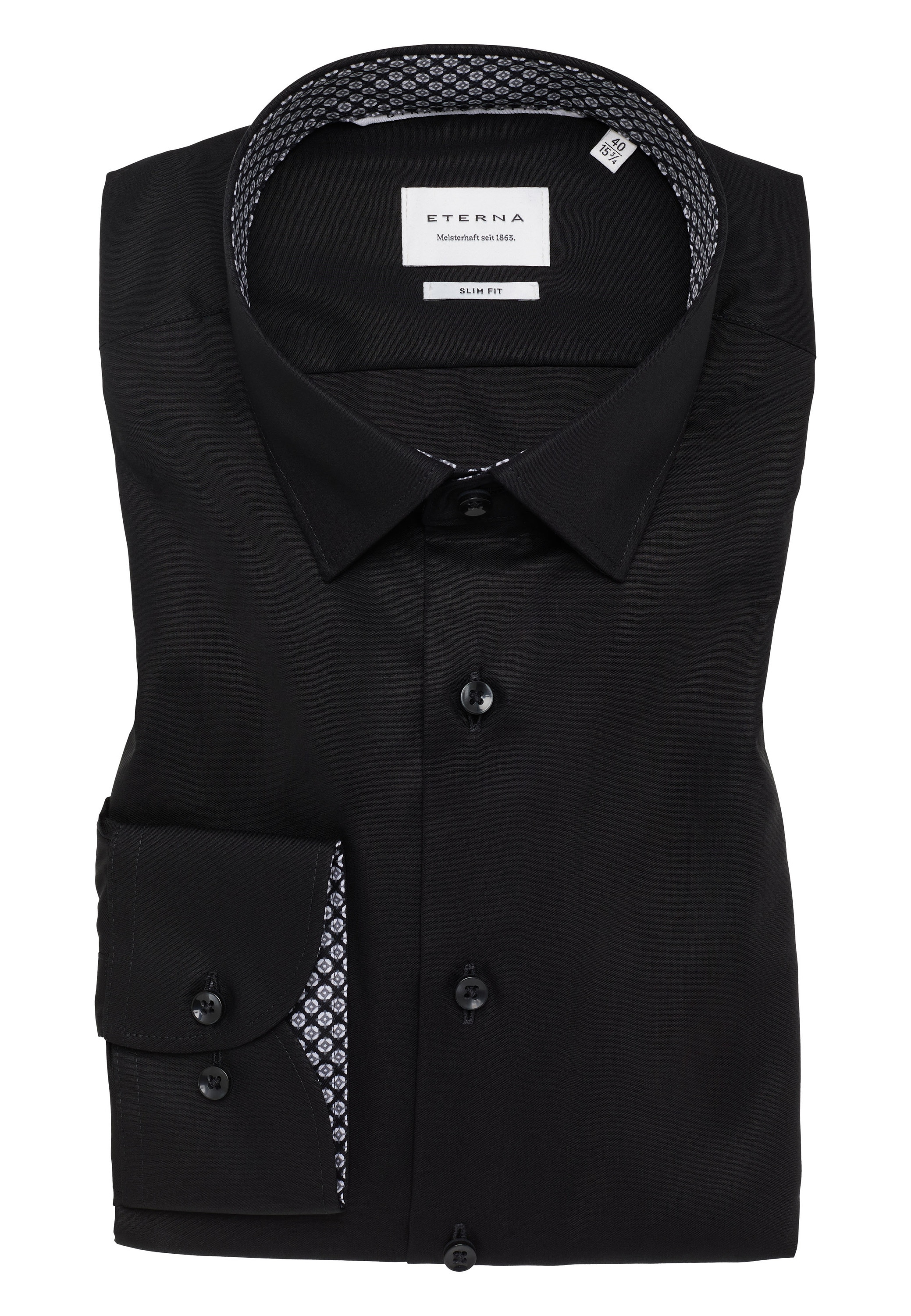 Eterna Langarmhemd »SLIM FIT«, NON IRON (bügelfrei)