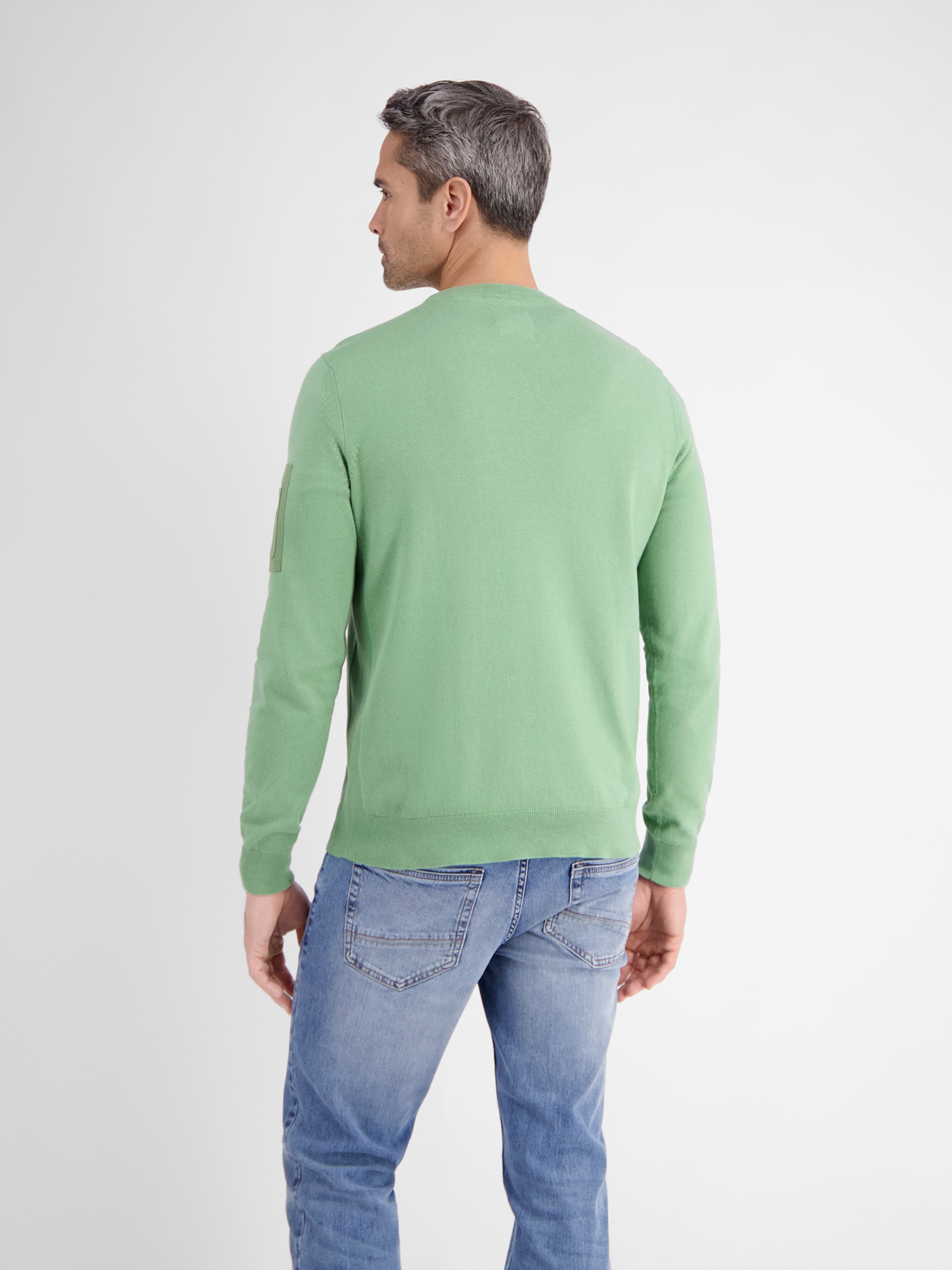 LERROS Strickpullover »LERROS Rundhals Strickpullover«