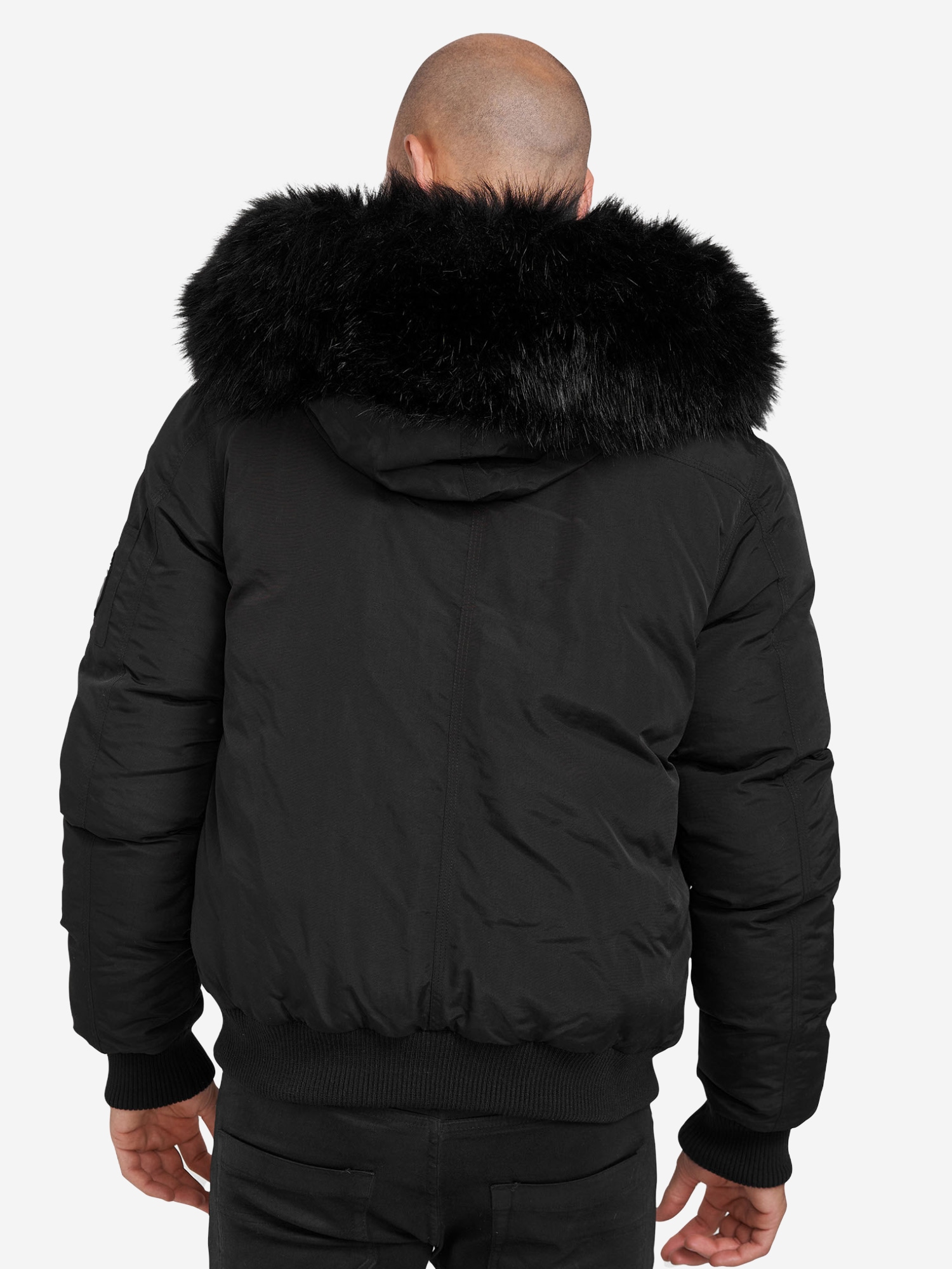 trueprodigy Bomberjacke »Noah Kapuze mit Fellimitat« mit Kapuze