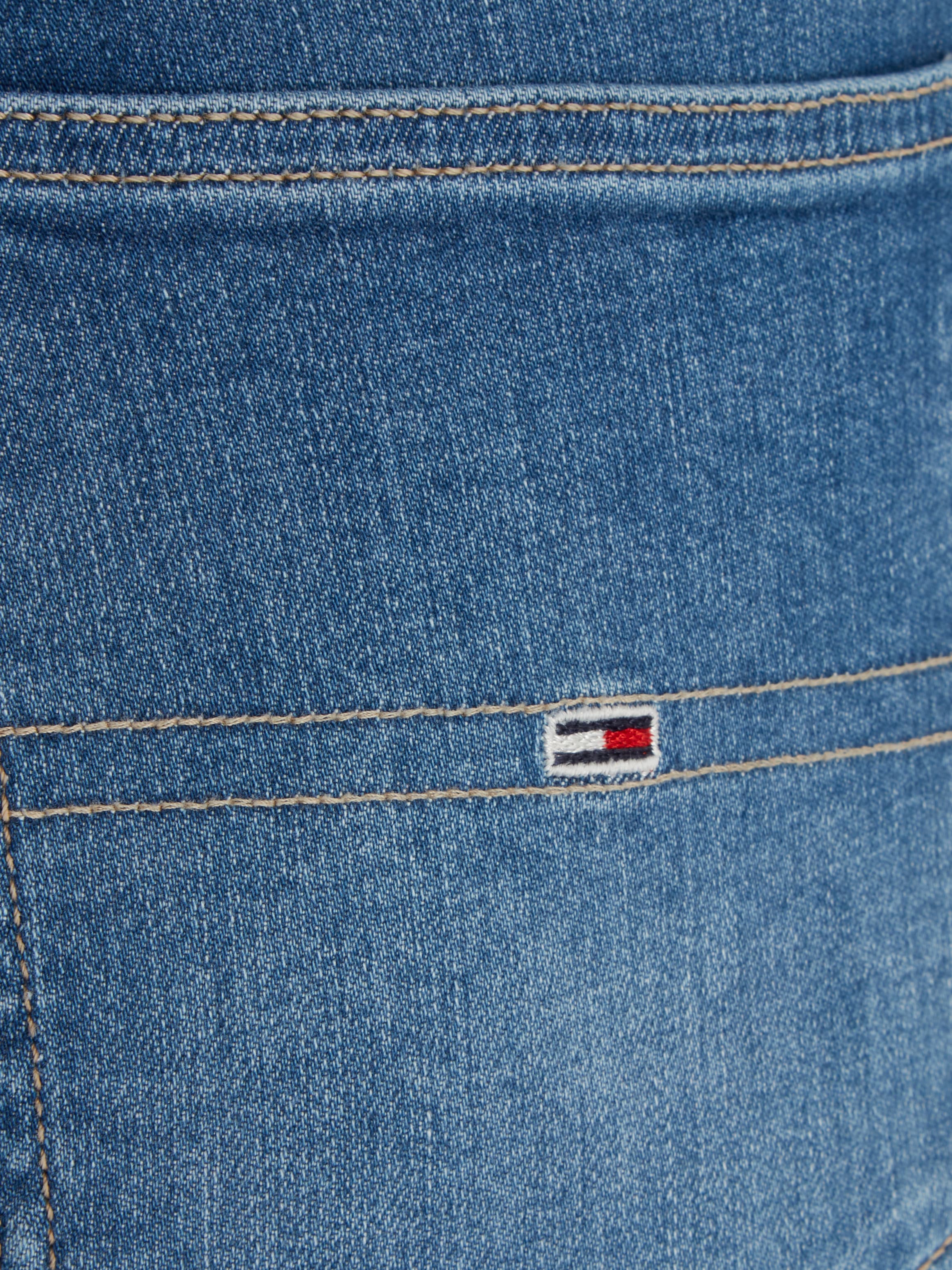 Tommy Jeans Bequeme Jeans »Sylvia Skinny Slim Jeans Hohe Leibhöhe«, mit Ledermarkenlabel