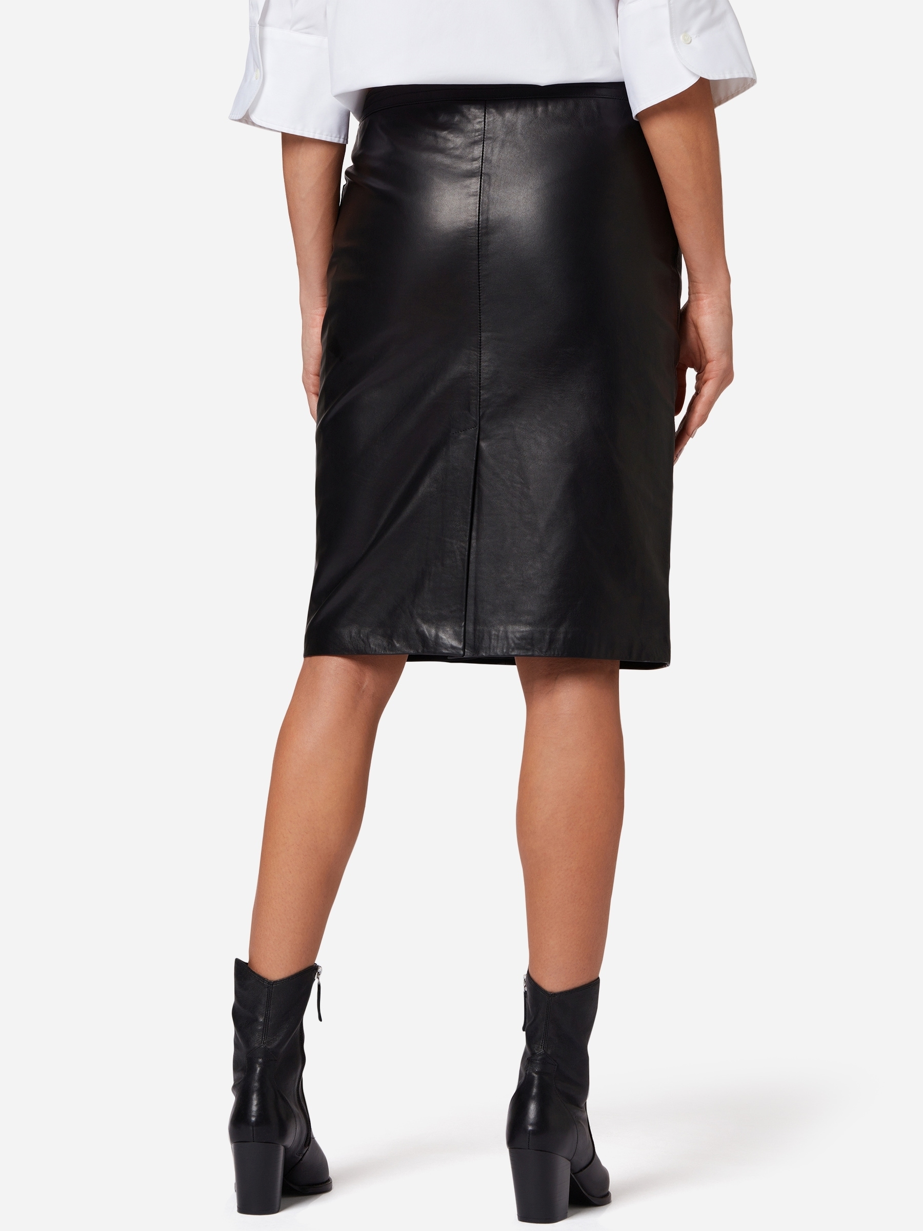 RICANO Bleistiftrock »Lederrock 095 Skirt« Handgefertigt aus echtem Leder
