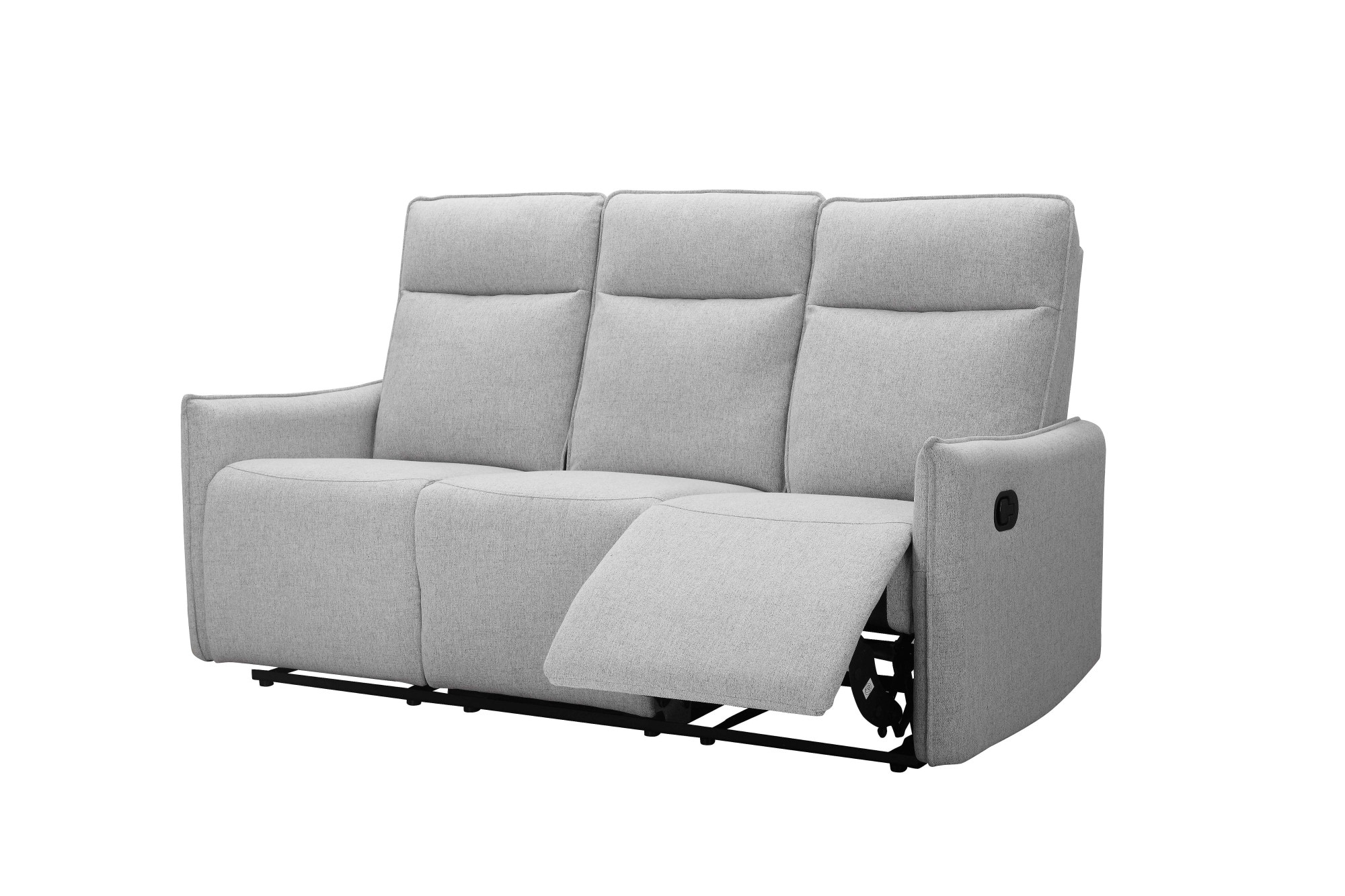 Dorel Home 3-Sitzer »Lugo, Kinosofa mit Reclinerfunktion in Kunstleder und Webstoff«, mit manueller Relaxfunktion in 2 Sitzen