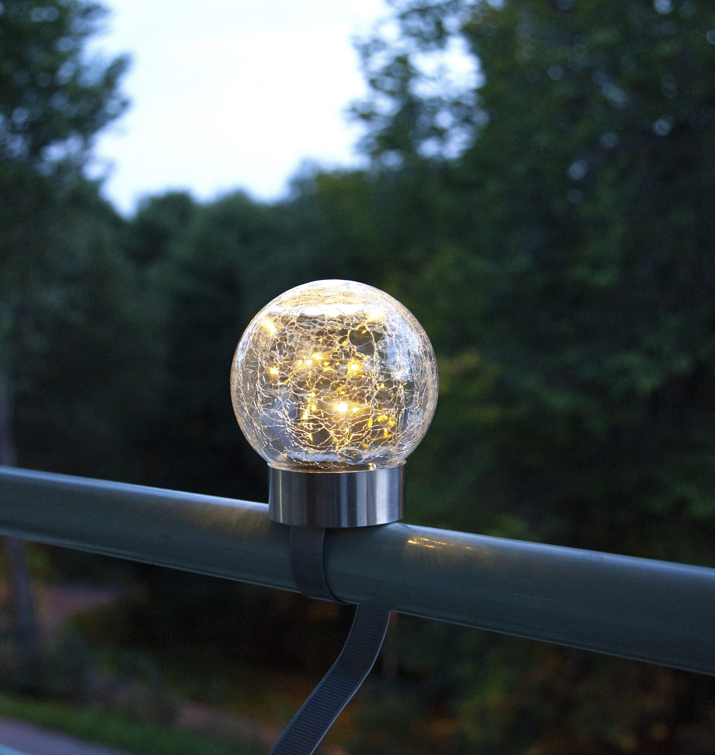 Parforce Traditional Hunting LED Solarleuchte »Solar Dekoration Glory« LED-Board 1 Stk. Warmweiß 3-in-1-Nutzung, 10 Dewdrops, Dämmerungssensor