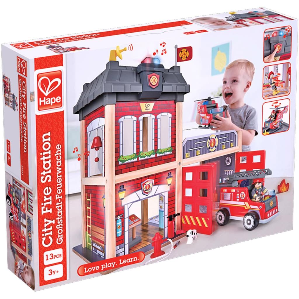 Hape Spiel-Feuerwehrwache »Großstadt-Feuerwache«