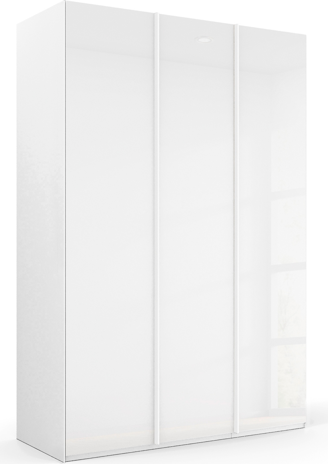 rauch Drehtürenschrank »Kleiderschrank Schrank Garderobe Wäscheschrank SKAT MERIDIAN Glasfront« Breiten 151/201/251/301, Höhen 223/235 cm, inkl. SOFT-CLOSE-FUNKTION,  mit Schubladeneinsatz, Wäscheeinteilung, Innenspiegel MADE IN GERMANY