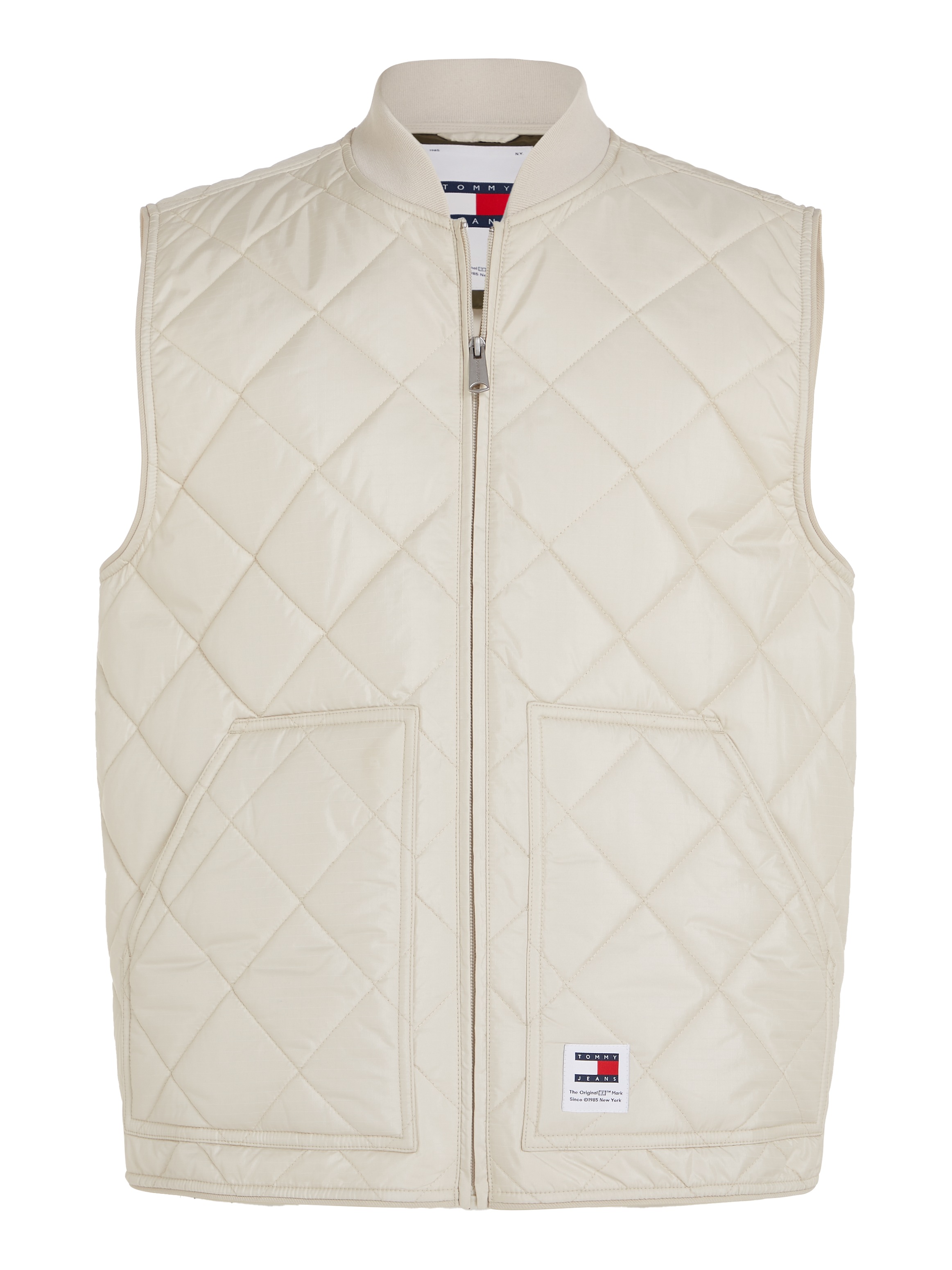 Tommy Jeans Steppweste »TJM REG ENTRY VEST«, mit modischem Rautenmuster