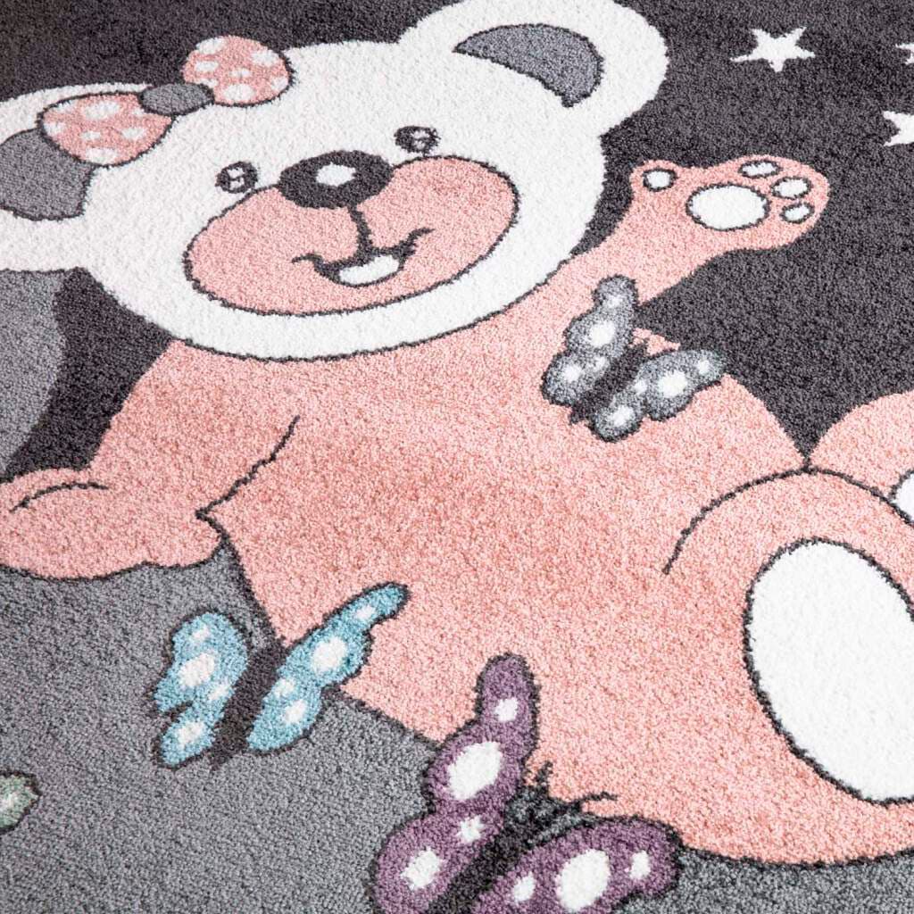 Carpet City Kinderteppich »ANIME916«, rund, Kinderzimmer Teppich Modern mit lustigen Cartoon-Figuren, Multi