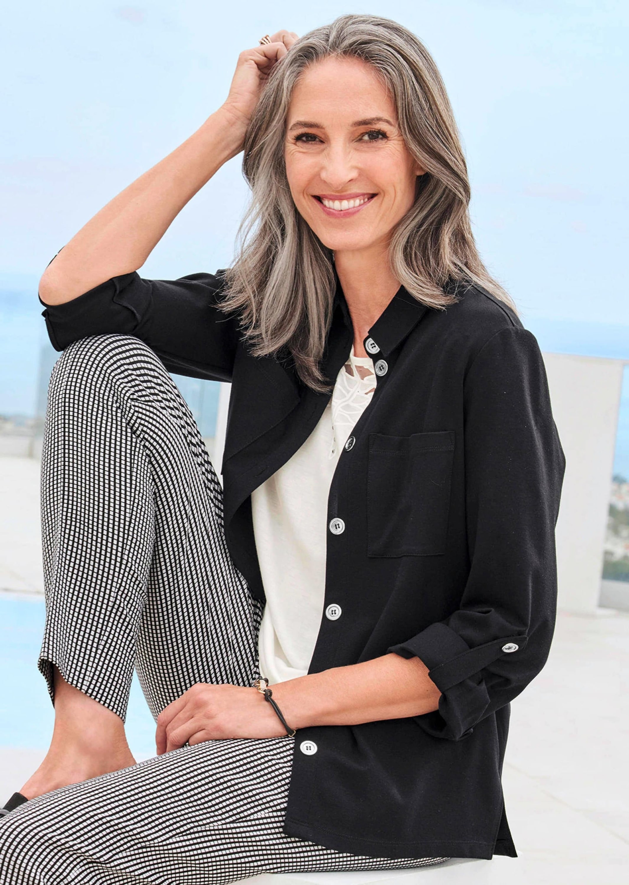 GOLDNER Kurzjacke »Kurzgröße Hemdjacke«