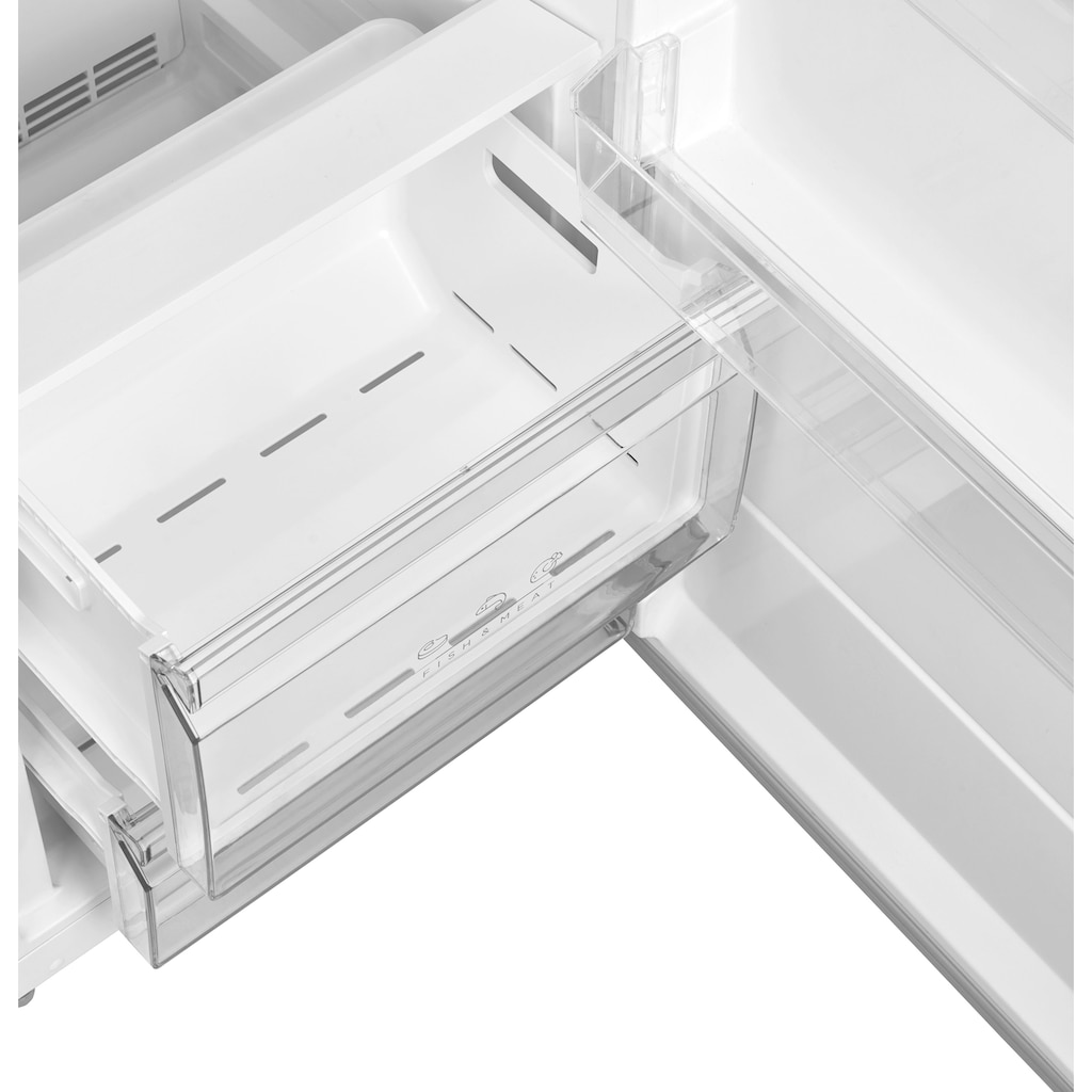 Hanseatic Kühlschrank »HKS18560ED«, HKS18560EDW, 185,5 cm hoch, 59,5 cm breit