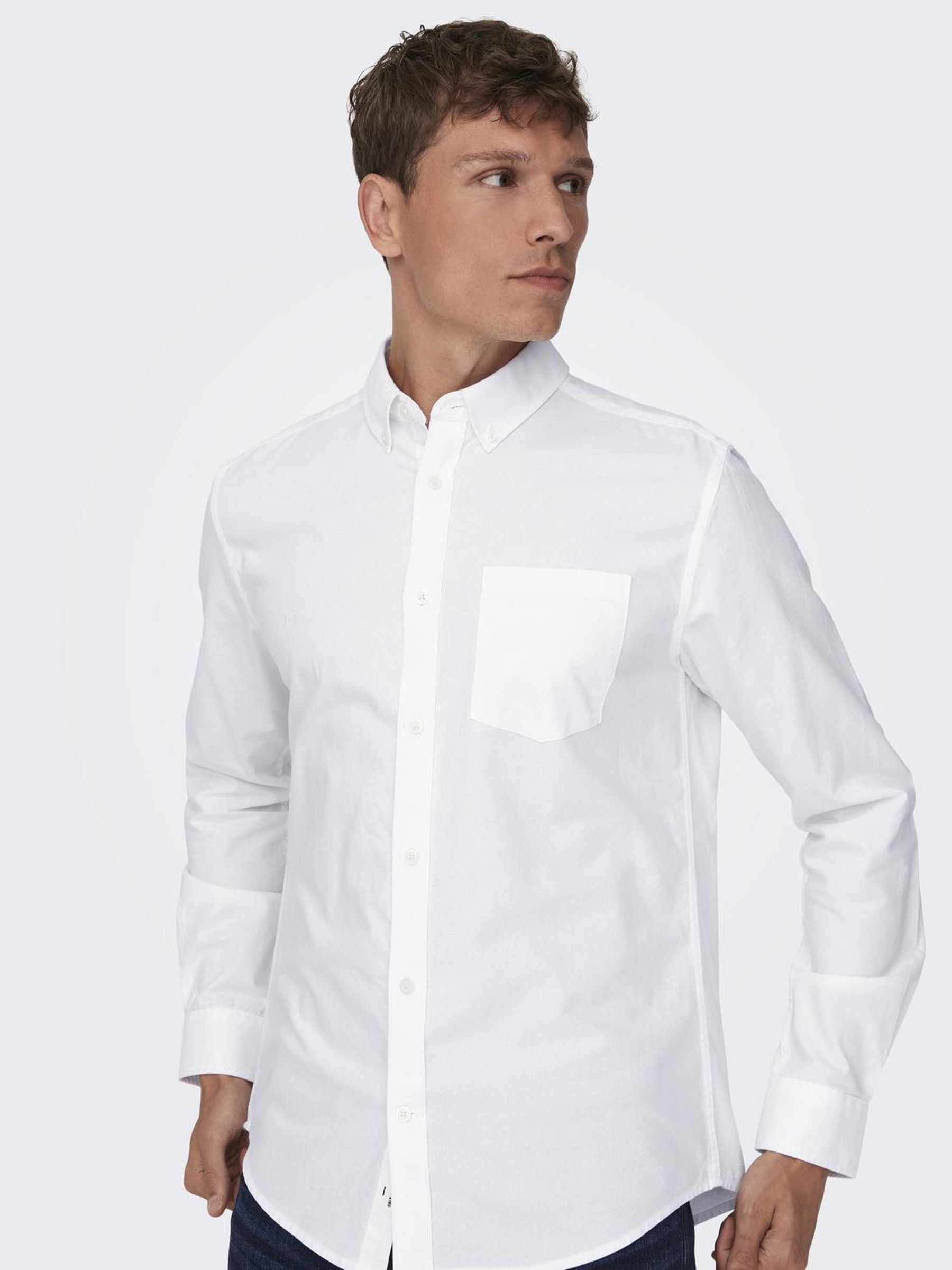 ONLY & SONS Langarmhemd »NEIL LIFE ORGANIC OXFORD SHIRT«