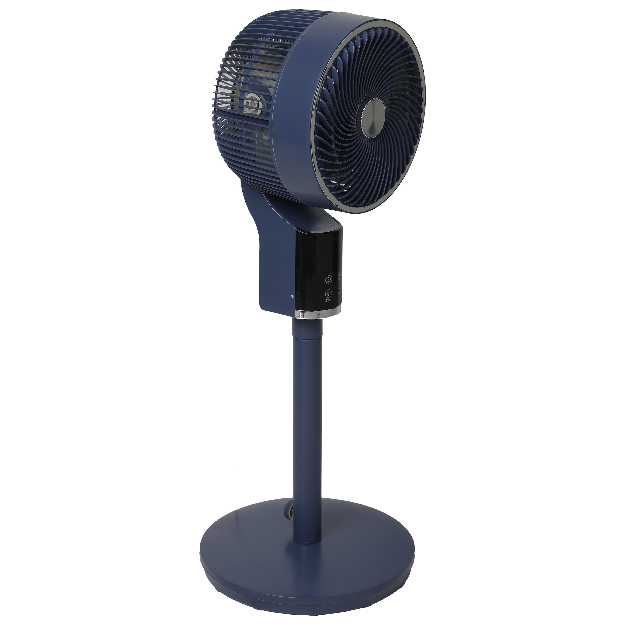 be cool Standventilator »Design-Standventilator 26cm mit 3D-Oszillation & Aromabox blau«, 3D-Osszilation, Aromabox
