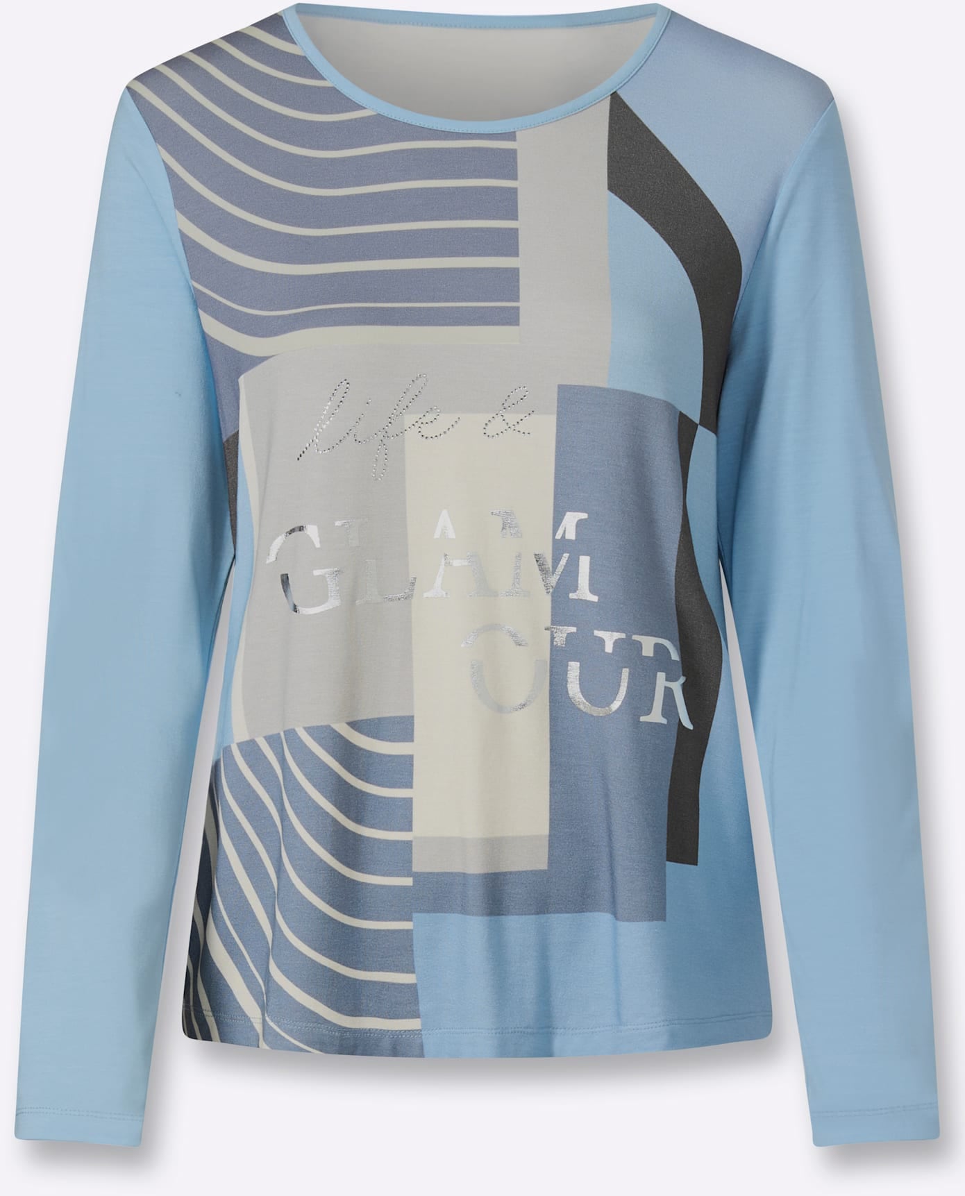 heine Langarmshirt »Druck-Shirt« 1