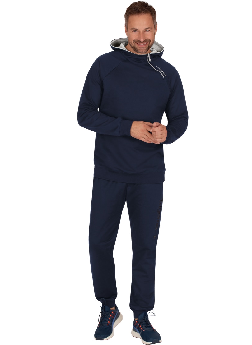 Trigema Sweatshirt »TRIGEMA Homewear Set mit Kapuze«