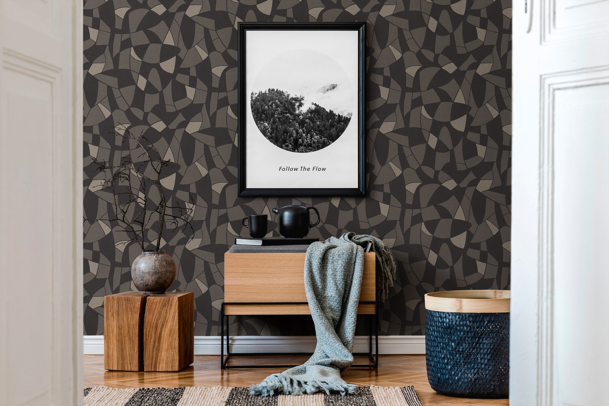 A.S. Création Vliestapete »Antigua Tapete mit Formen« gemustert | matt | neutral leicht strukturiert Grafiktapete Retrotapete Tapeten Wohnzimmer Schlafzimmer Küche Design