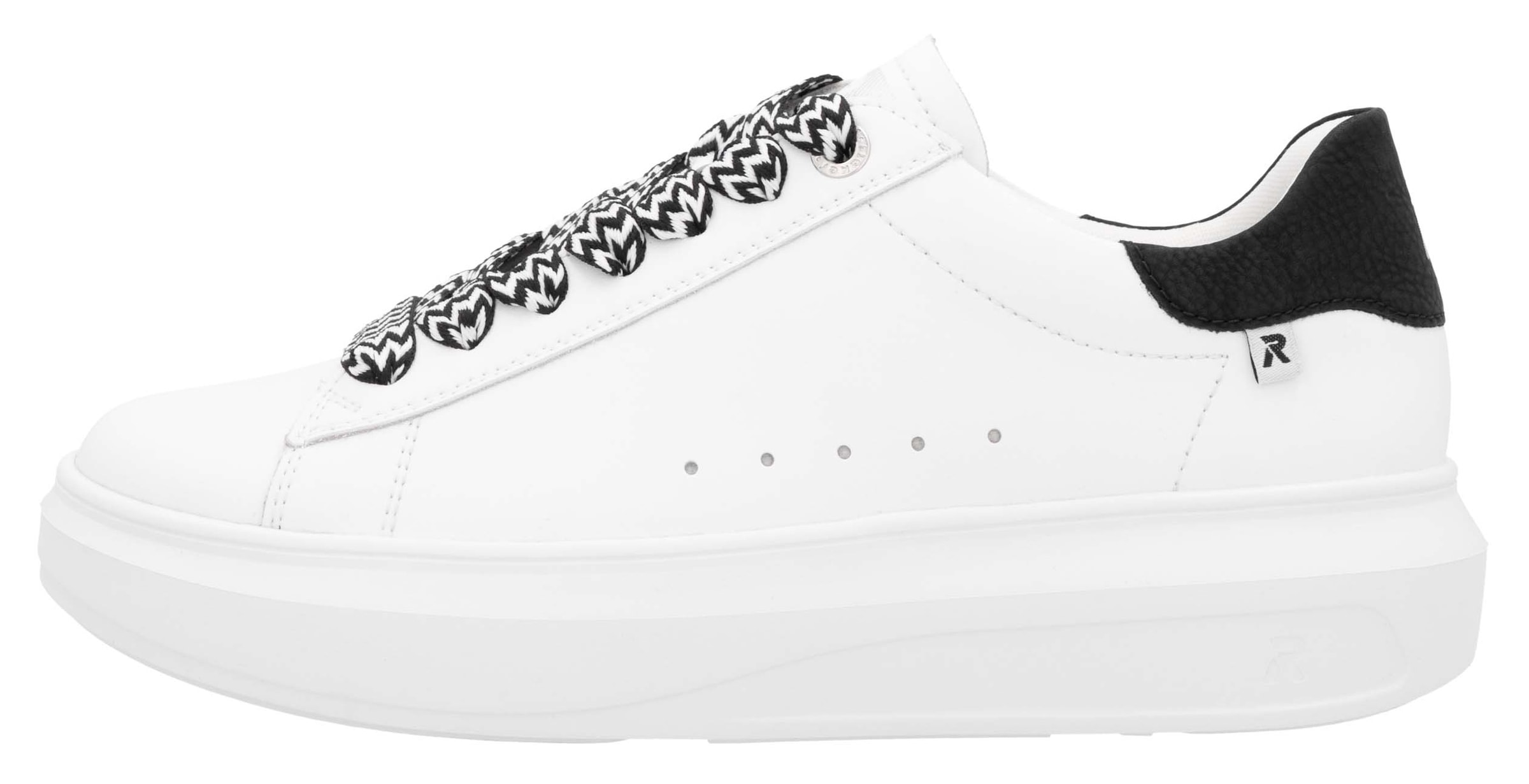 RIEKER Sport Plateausneaker, Freizeitsneaker, Schnürschuh, Halbschuh im Sport-Style