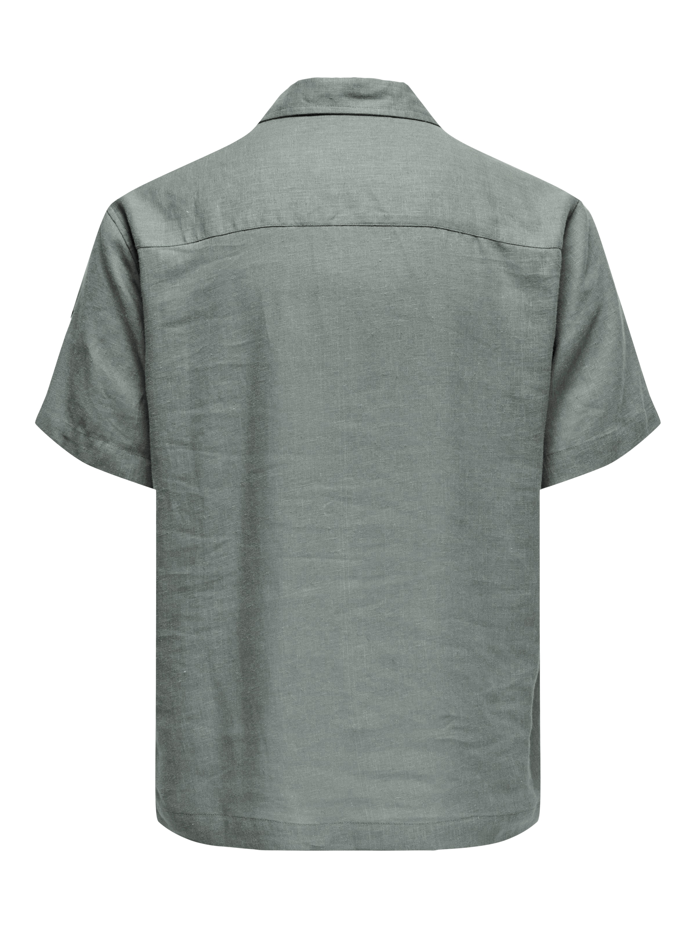 ONLY & SONS Kurzarmhemd »ONSLAURENCE RLX RESOR SS LINENBLEND NOOS«