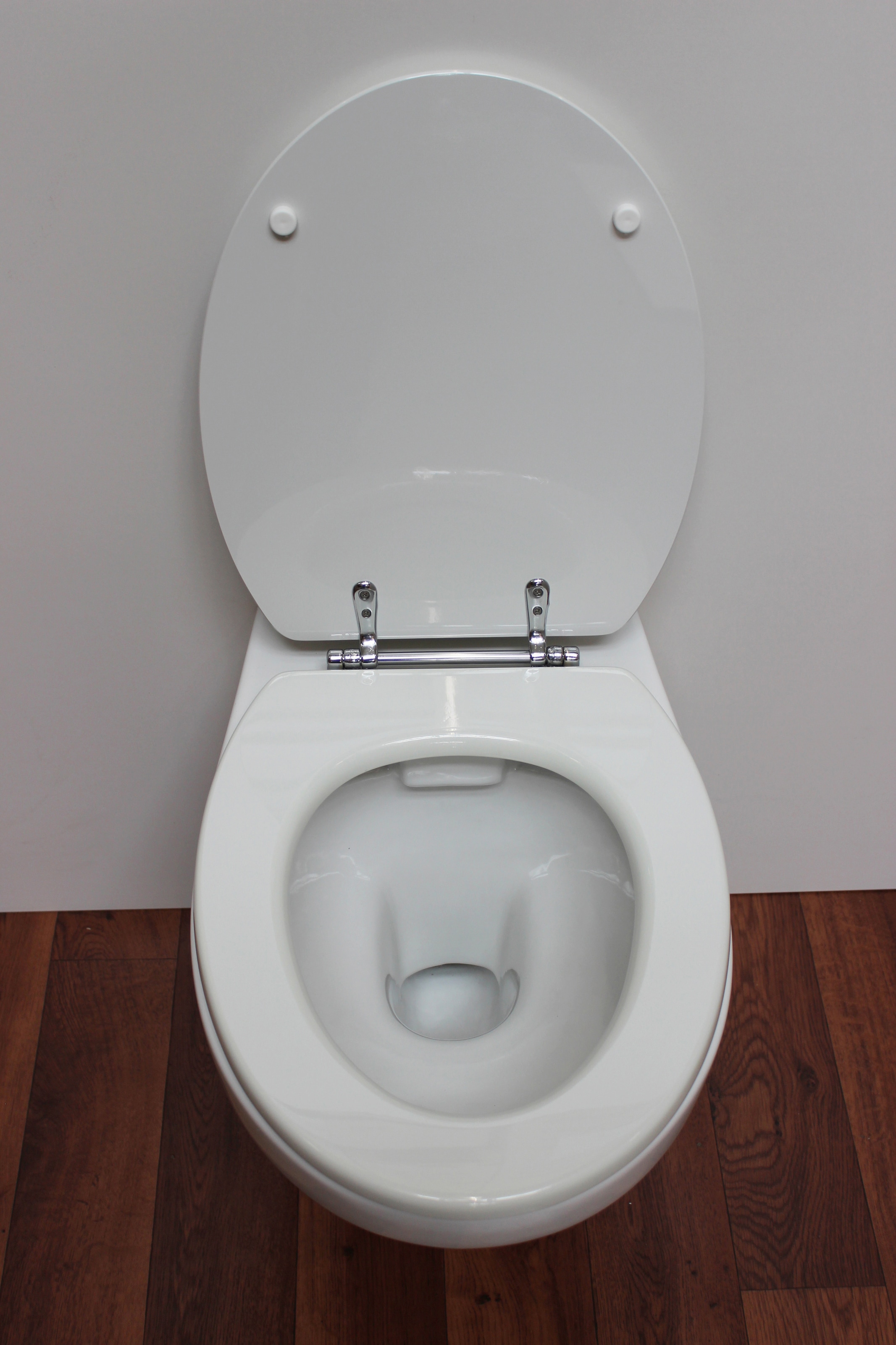 ADOB WC-Sitz »Blumen« mit messingverchromten Scharnieren