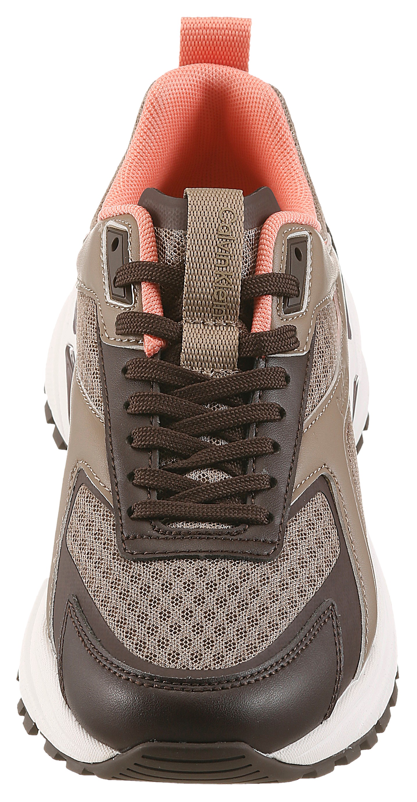 Calvin Klein Plateausneaker »HIKE RUN CKSTRIPE MESH«  Schnürschuh, Halbschuh, Freizeitsneaker mit Logo-Schriftzug