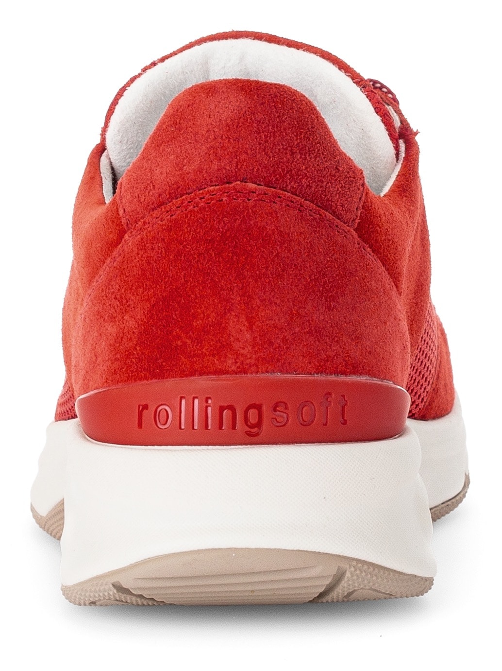 Gabor Rollingsoft Keilsneaker, Freizeitschuh, Halbschuh, Schnürschuh, Logoschriftzug an der Ferse