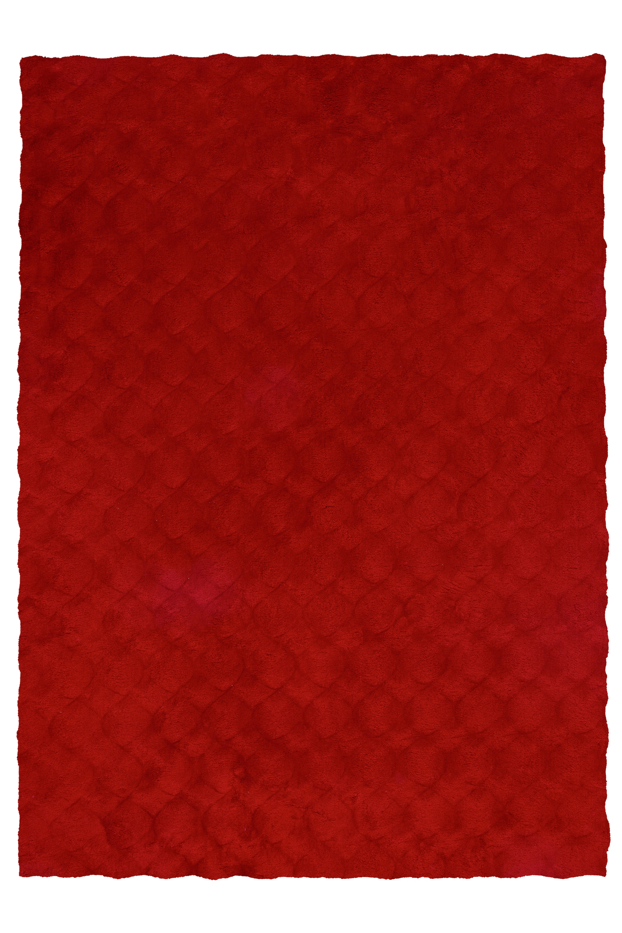 Obsession Teppich »Diamond Cut 800« rechteckig 30 mm Höhe Uni Farben, Hoch-Tief Effekt, weich & kuschelig