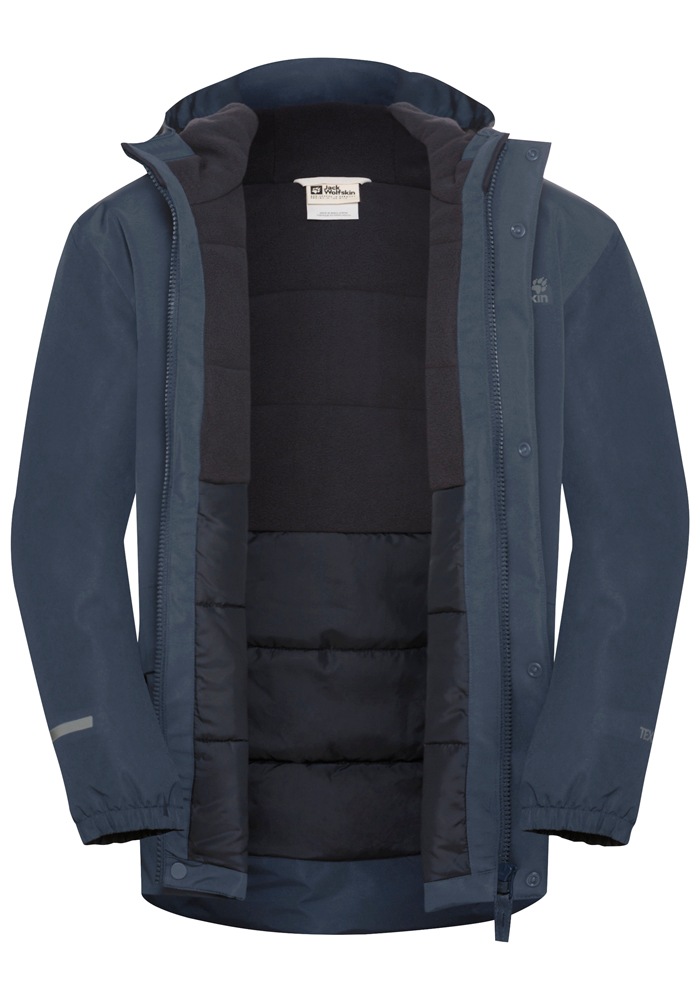 Jack Wolfskin Outdoorjacke »CANVEY JKT KIDS« mit Kapuze
