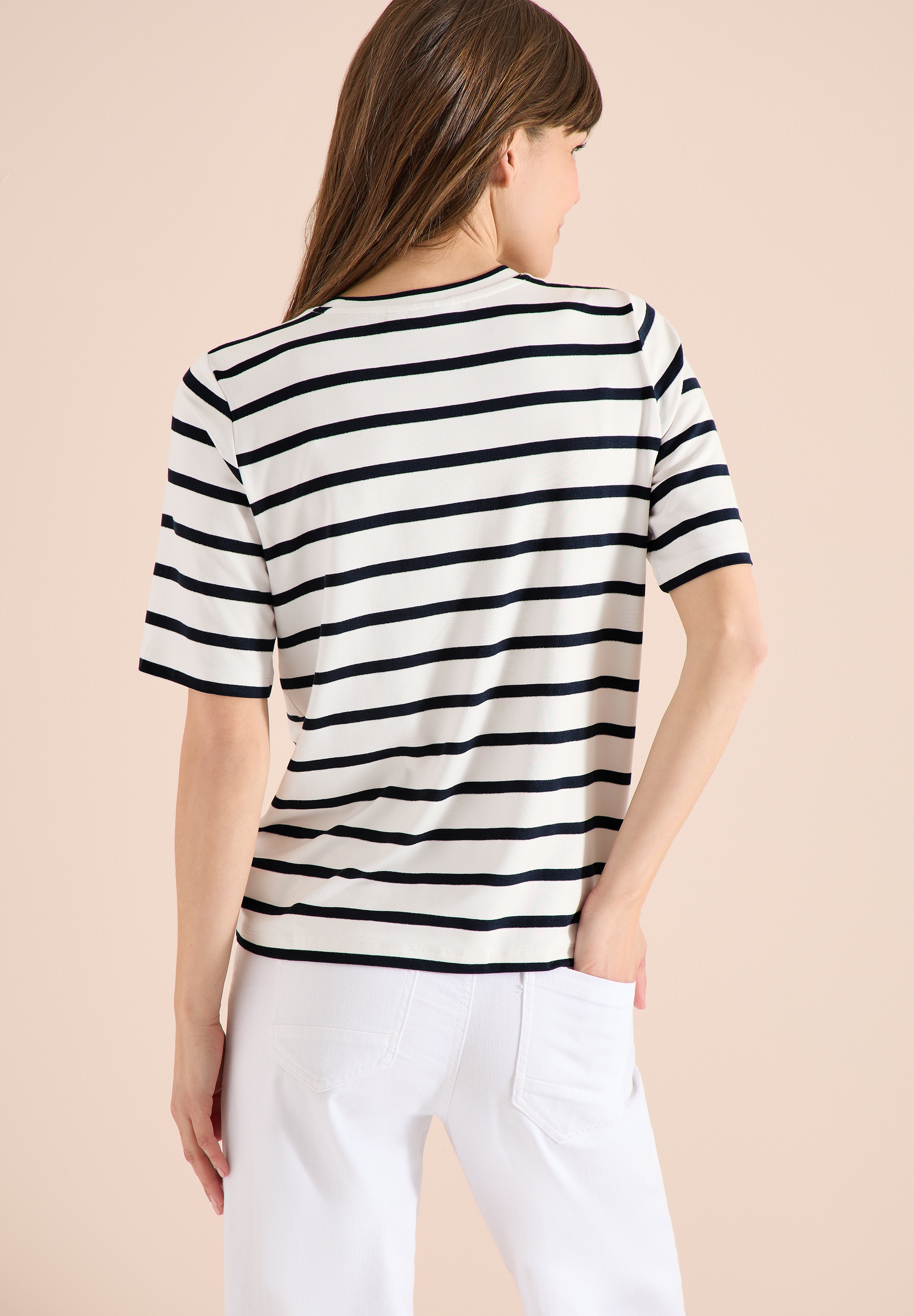 Cecil T-Shirt mit Streifen Muster