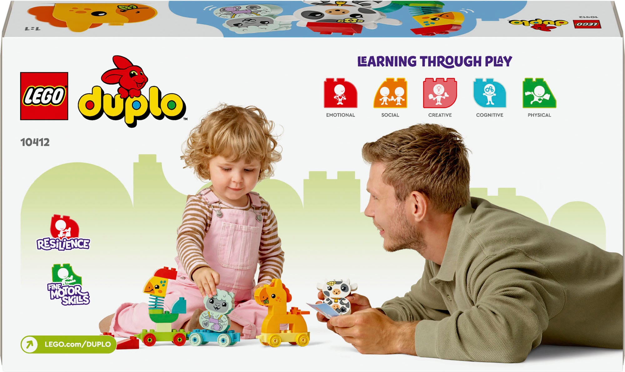 LEGO® Konstruktionsspielsteine »Tierzug (10412), DUPLO My First«, (19 St.), Made in Europe