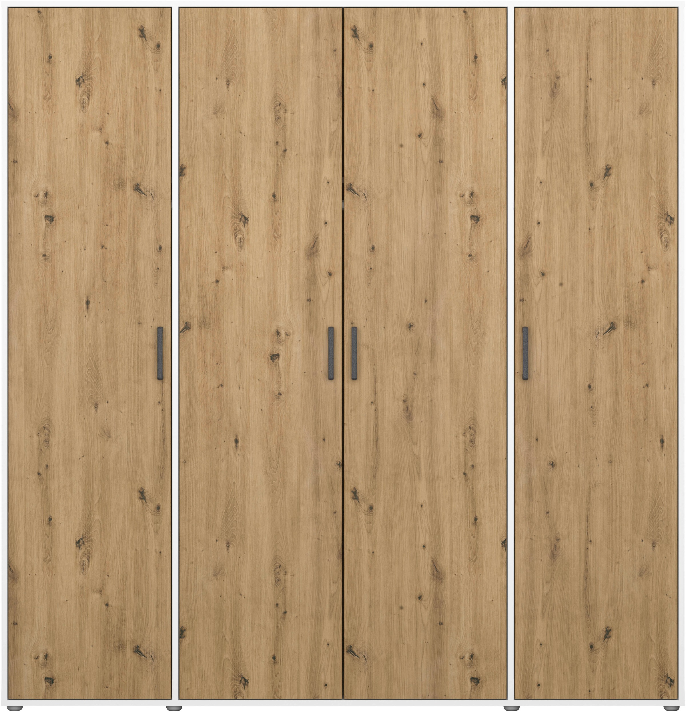 rauch Kleiderschrank »VOYAGER Garderobe Wäscheschrank TOPSELLER Schlafzimmer«, (in 3 verschiedenen Ausstattungen BASIC/CLASSIC/PREMIUM), Schrank mit modernen Griffen in viel Stauraum MADE IN GERMANY