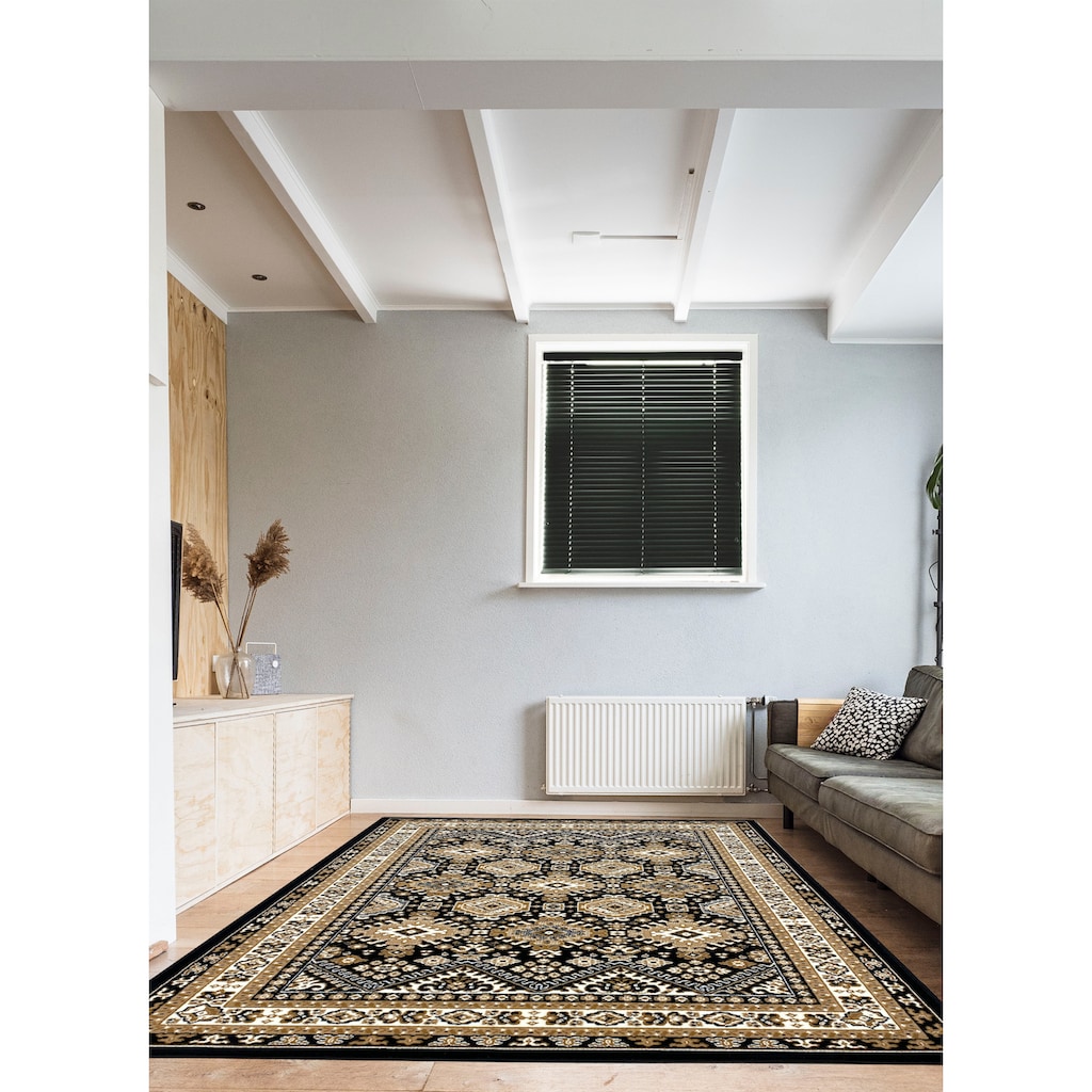my home Teppich »Diantha«, rechteckig, Orient-Optik, mit Bordüre, Kurzflor, pflegeleicht, elegant, weich