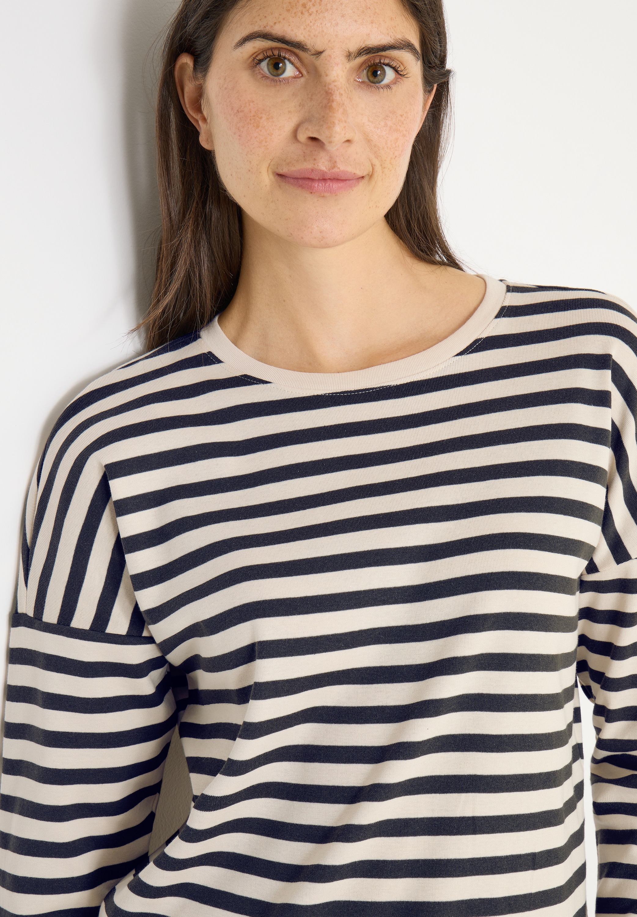 Cecil Langarmshirt im Streifen-Design