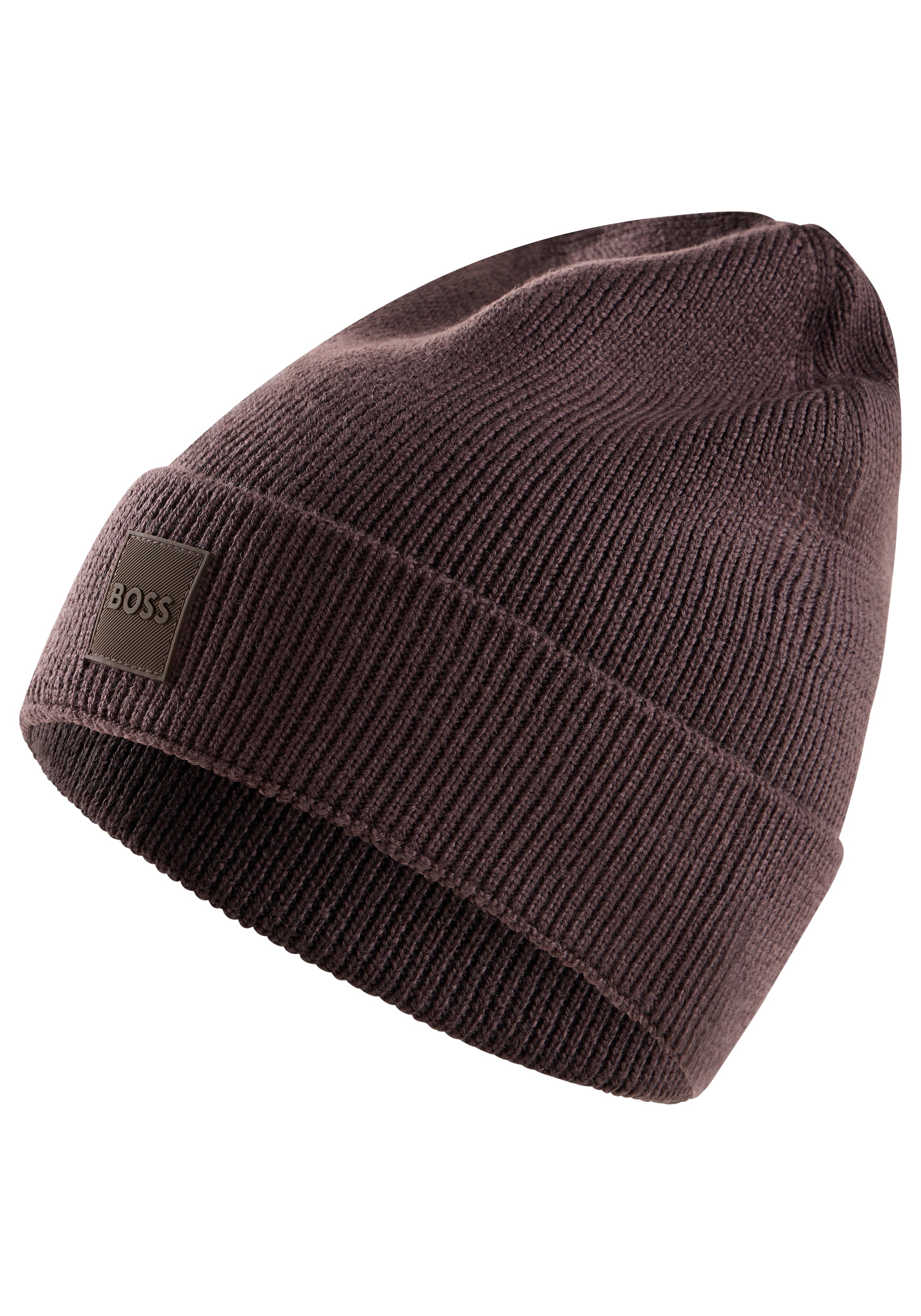BOSS ORANGE Strickmütze »Foxxy Hat« aus softem Woll-Mix, unisex