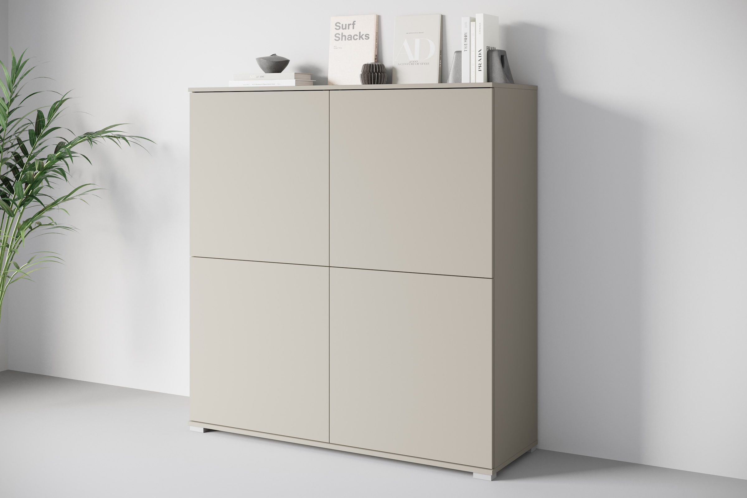 INOSIGN PC-Schrank »Kenia, Sekretär, Home Office« 1 Stk. tlg. Mit Push-to-open, Tastaturauszug und praktischem Stauraum