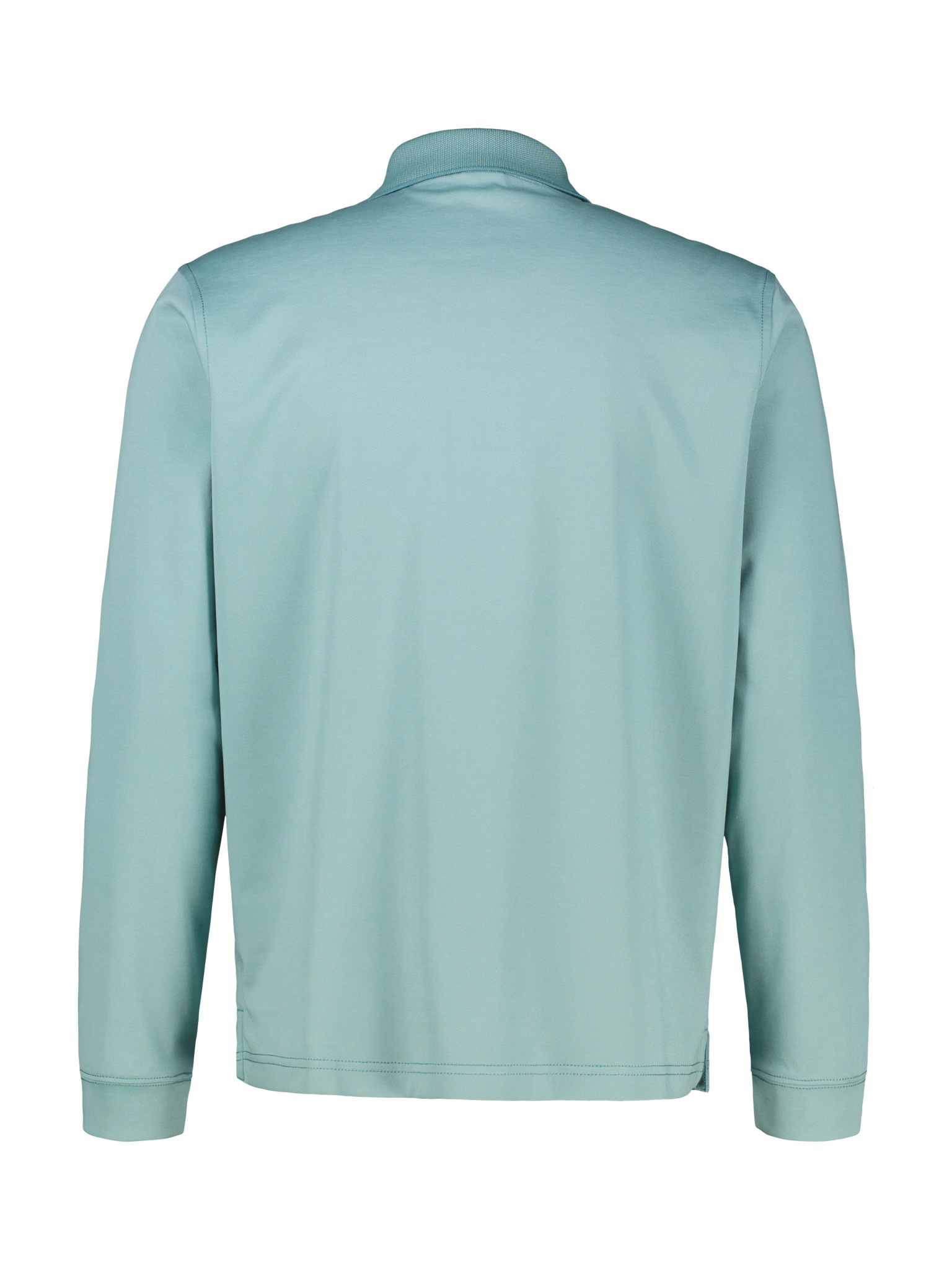 LERROS Langarm-Poloshirt mit Brusttasche und Logo-Badge