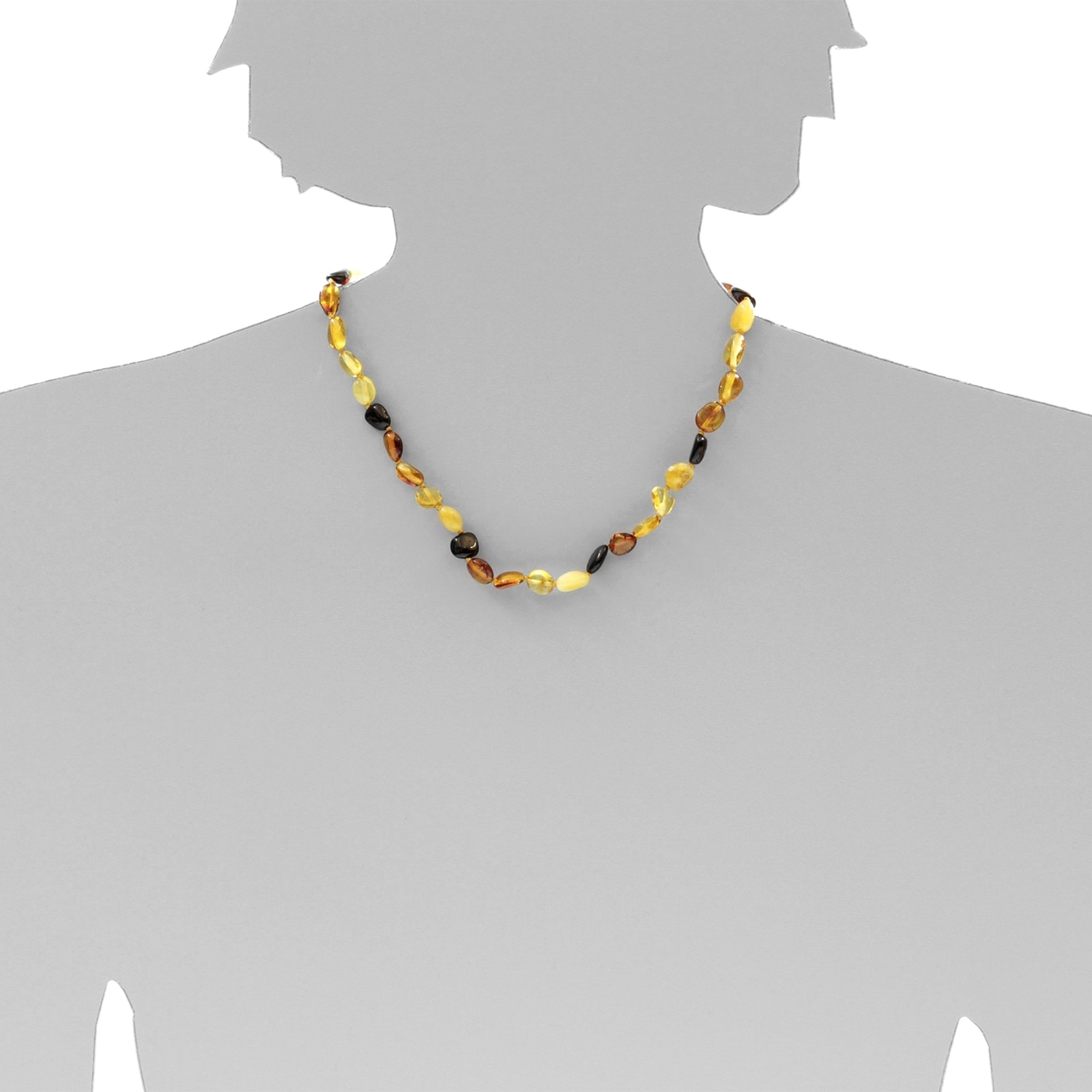 OSTSEE-SCHMUCK Kette ohne Anhänger »- Tocessa - Bernstein -,«