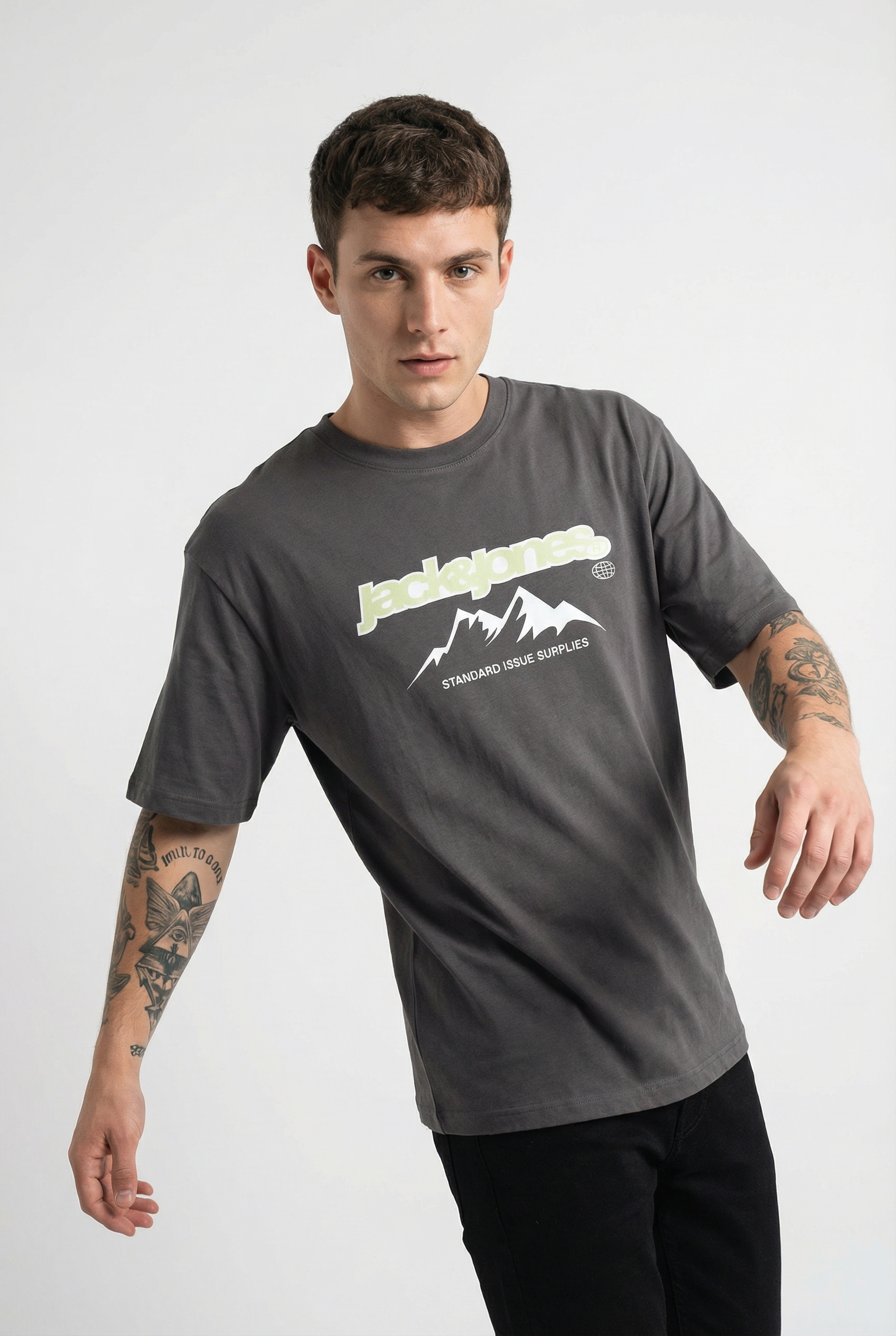Jack & Jones T-Shirt »JCOFLARE FRONT TEE SS CREW NECK FST«