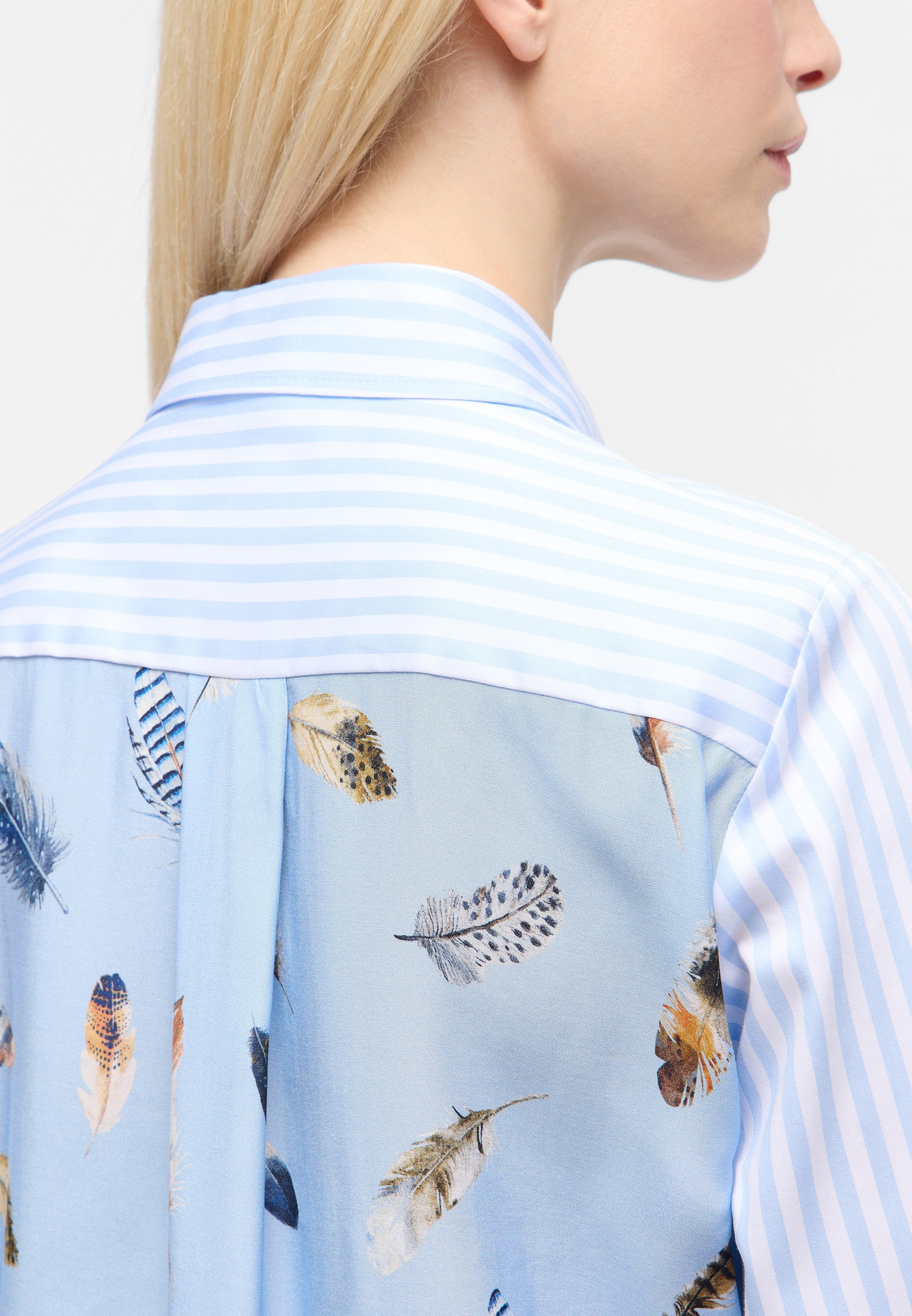 Eterna Hemdbluse »LOOSE FIT« EASY IRON (bügelleicht)