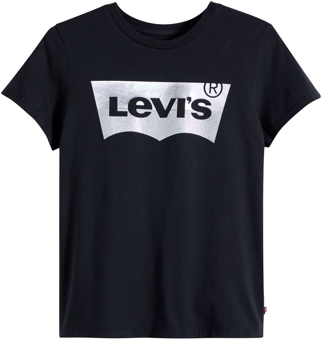 Levi's® Rundhalsshirt »THE PERFECT TEE«, mit Logo im Metallic-Holo Print