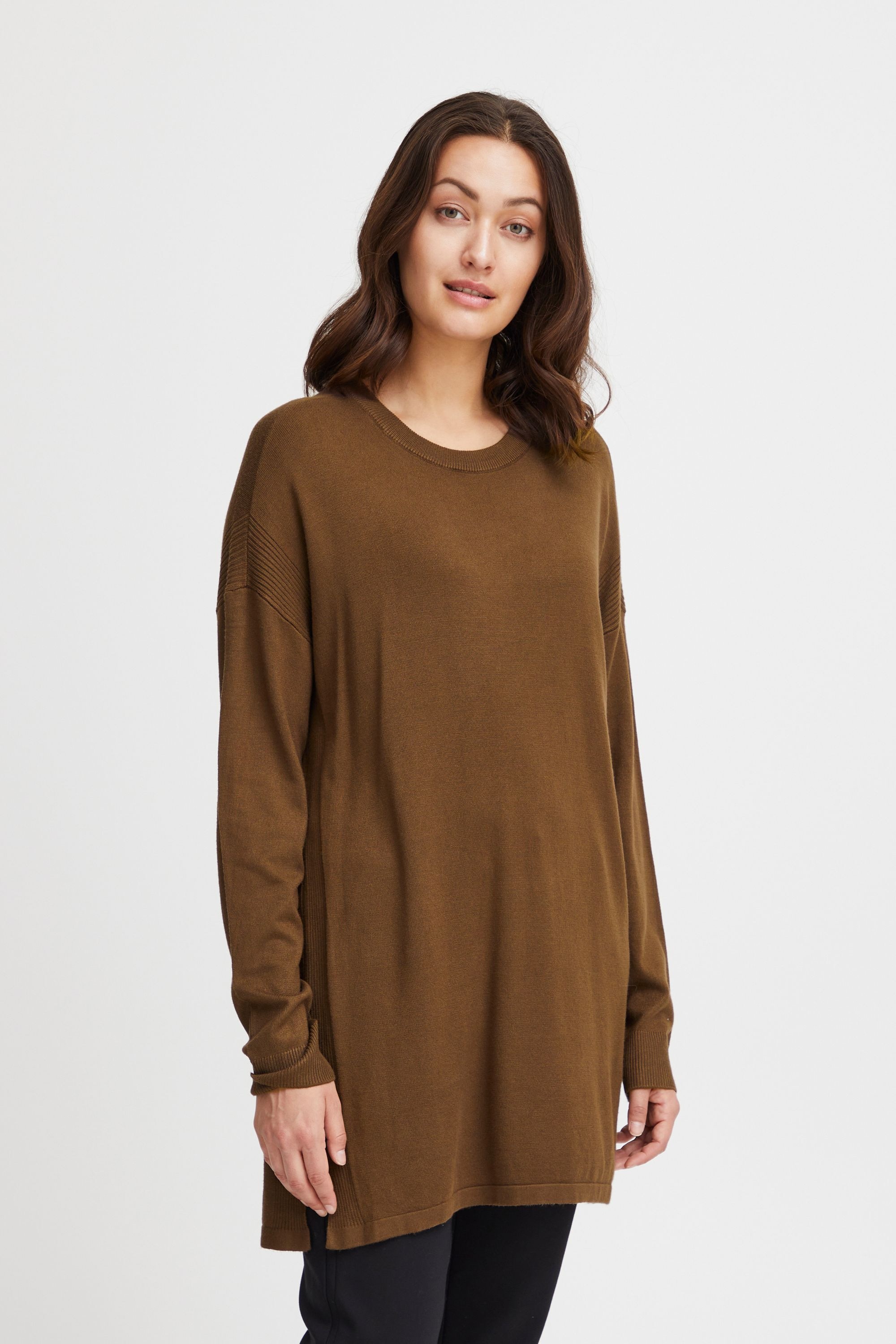 fransa Strickfleece-Pullover »Strickpullover FRBlume«