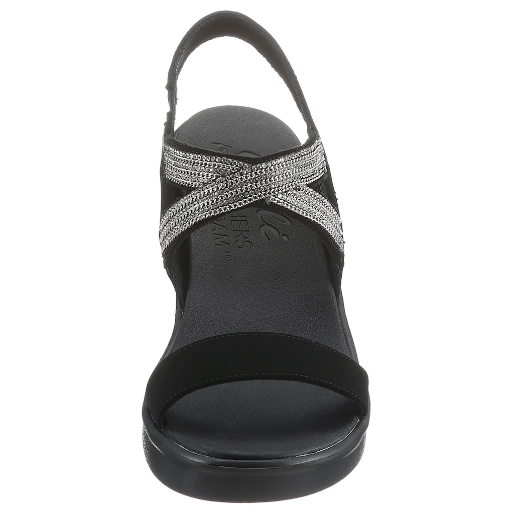 Skechers Keilsandalette »RUMBLE ON CHART TOPPER«