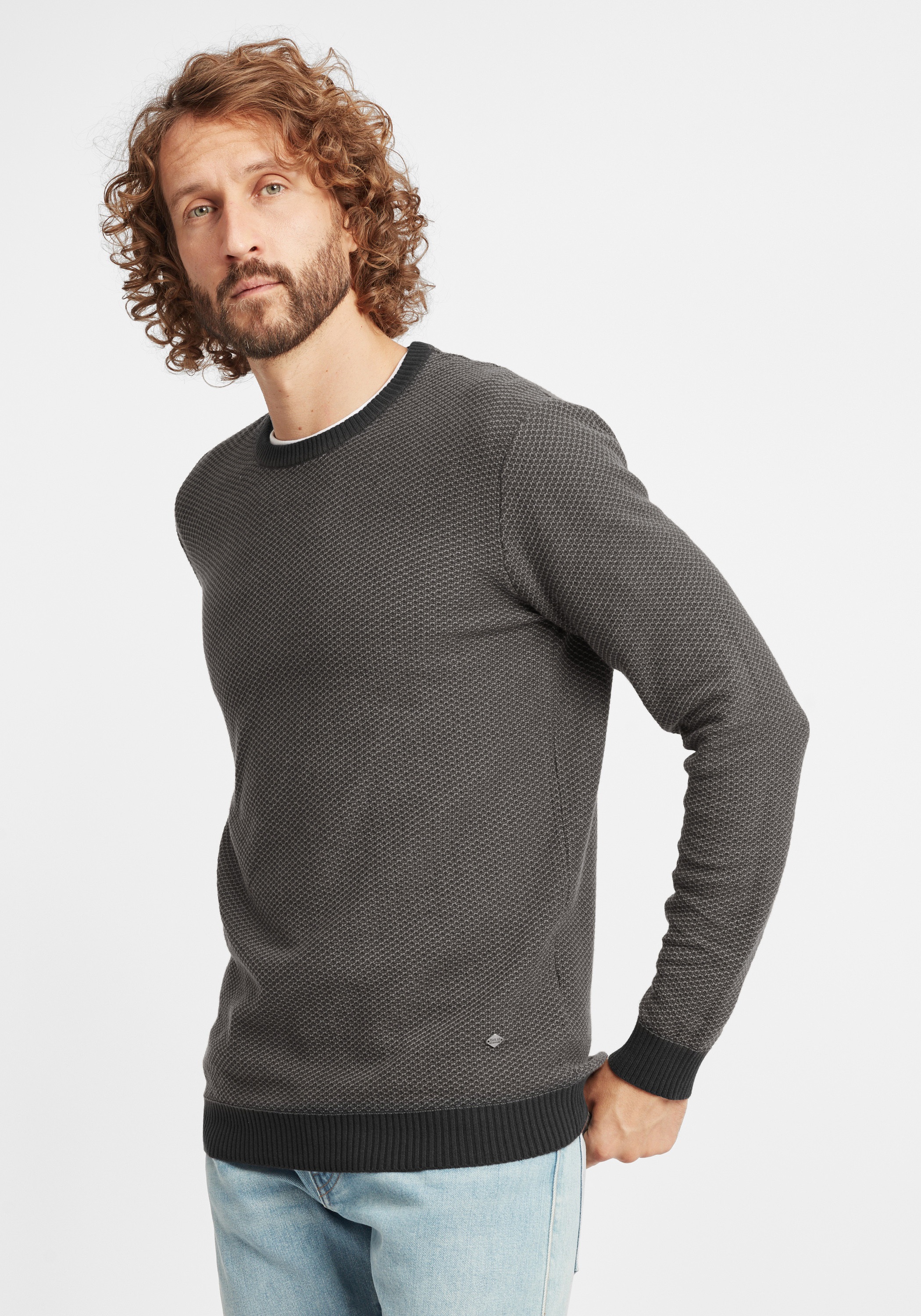 !Solid Strickfleece-Pullover »Strickpullover SDDumon«