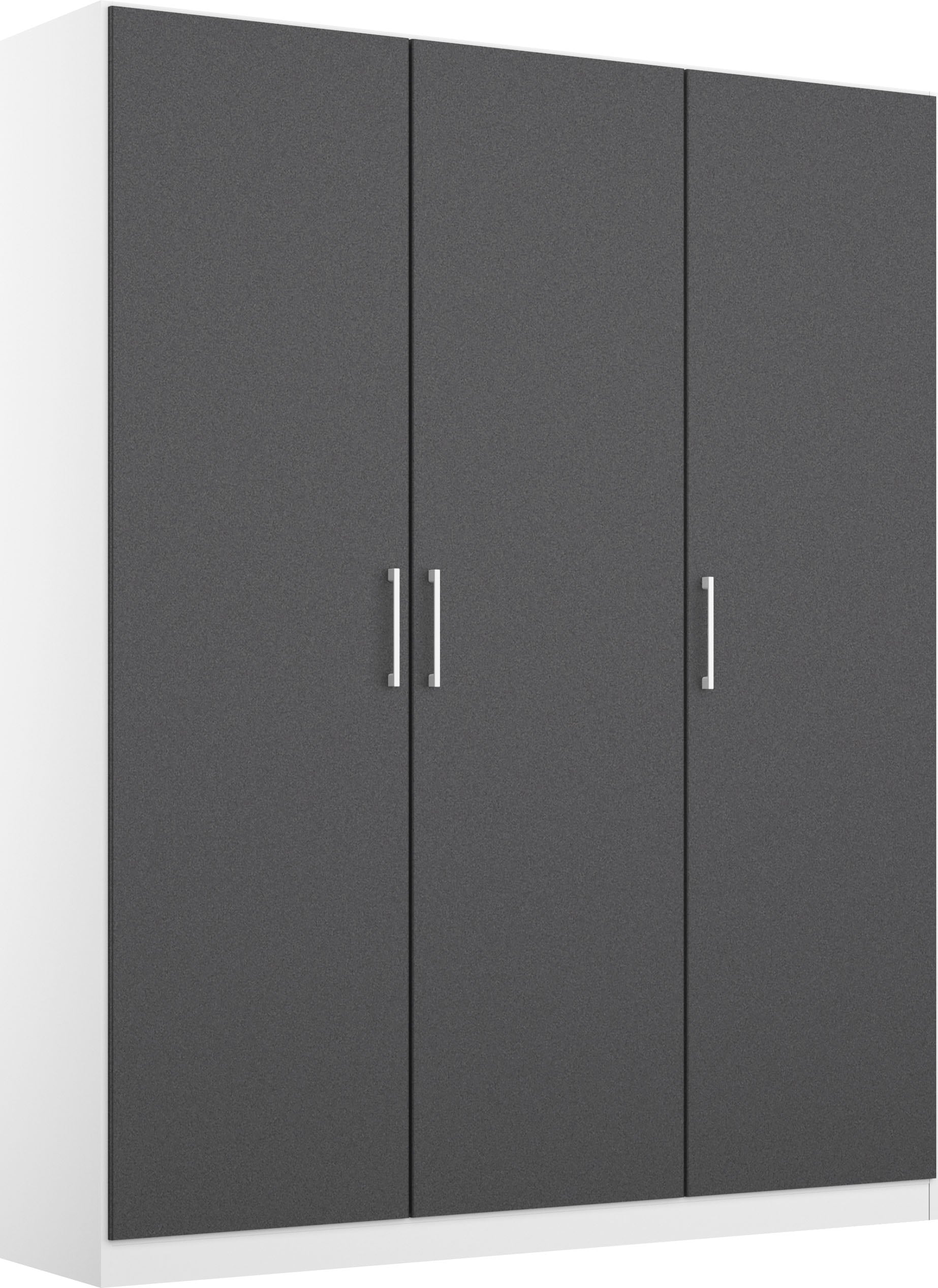 rauch Drehtürenschrank »Kleiderschrank Schrank Garderobe Wäscheschrank COSMO« mit zusätzlichen Einlegeböden, Metallgriffe in Weiß MADE IN GERMANY