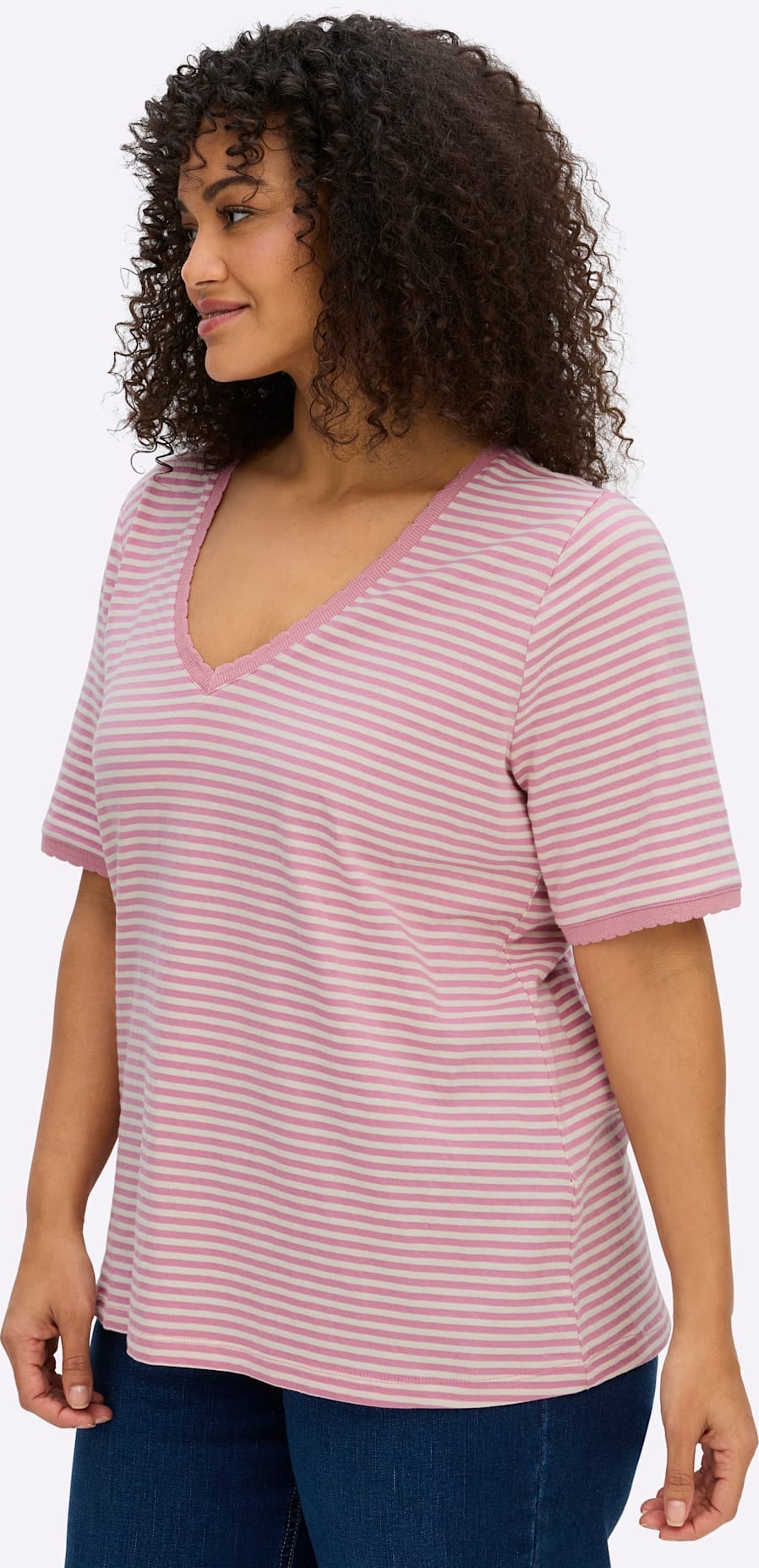 Sheego Kurzarmshirt »Shirt« 1