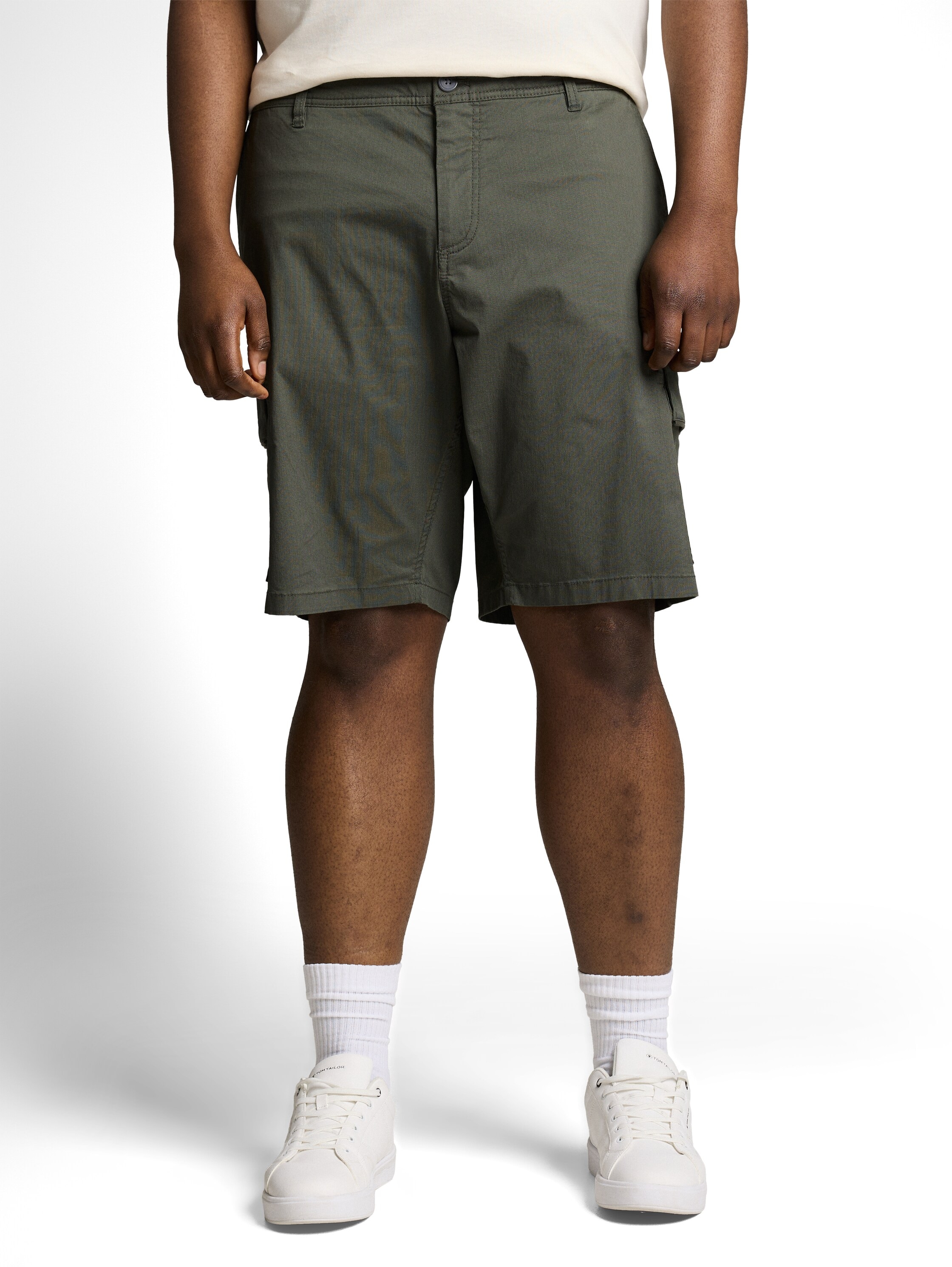 TOM TAILOR PLUS Cargohose  Cargo-Shorts mit Stretch