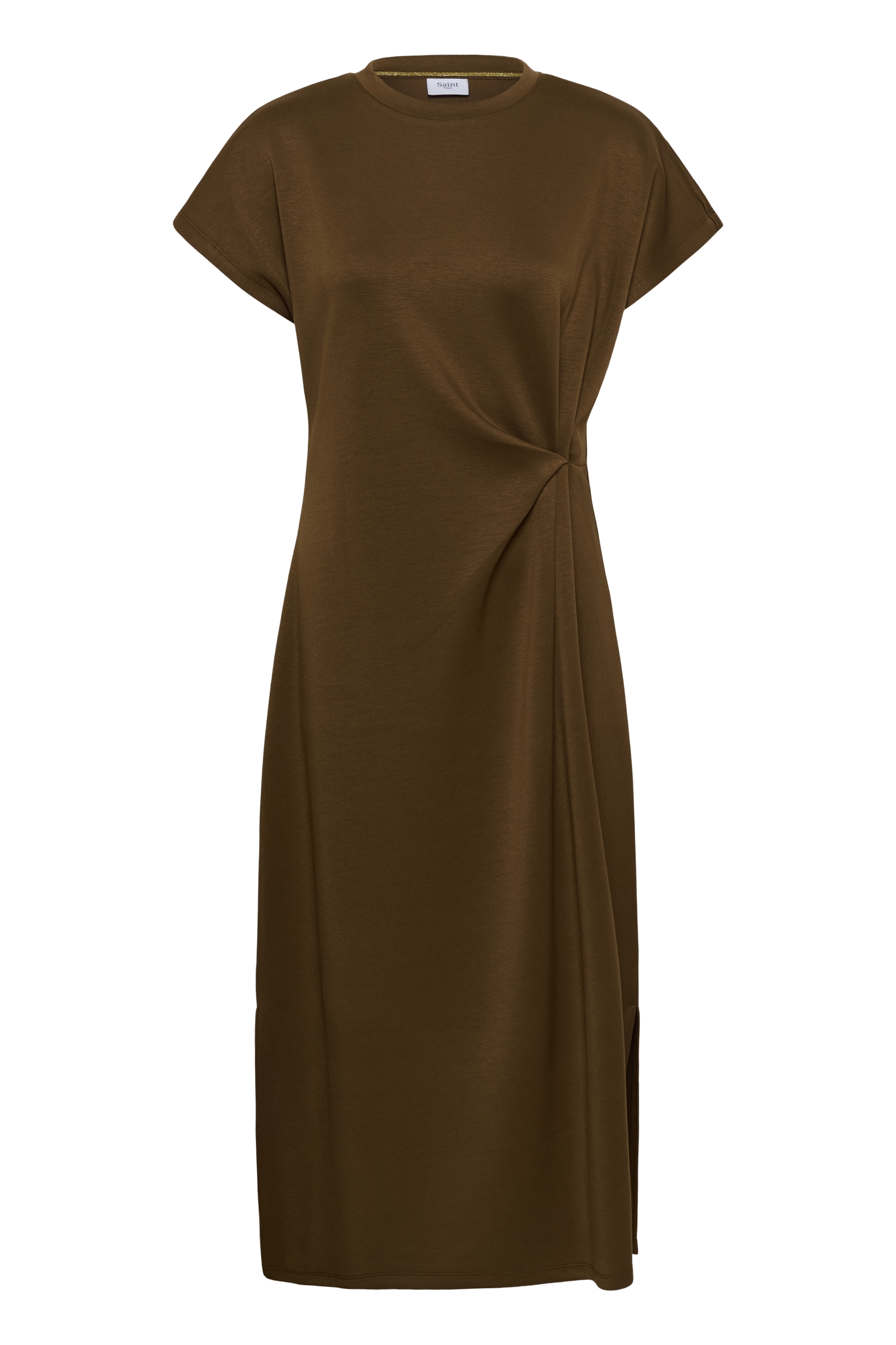 Saint Tropez Midikleid »TheoSZ Dress« Materialmix, Fitted