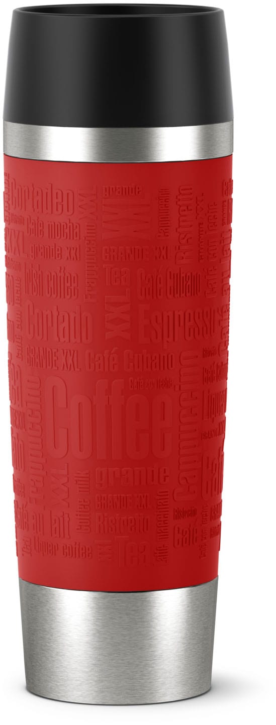 Emsa Thermobecher »Travel Mug Grande«, (1 tlg.), 100% dicht, 360°-Trinköffnung, 6h heiß/12h kalt, 500 ml