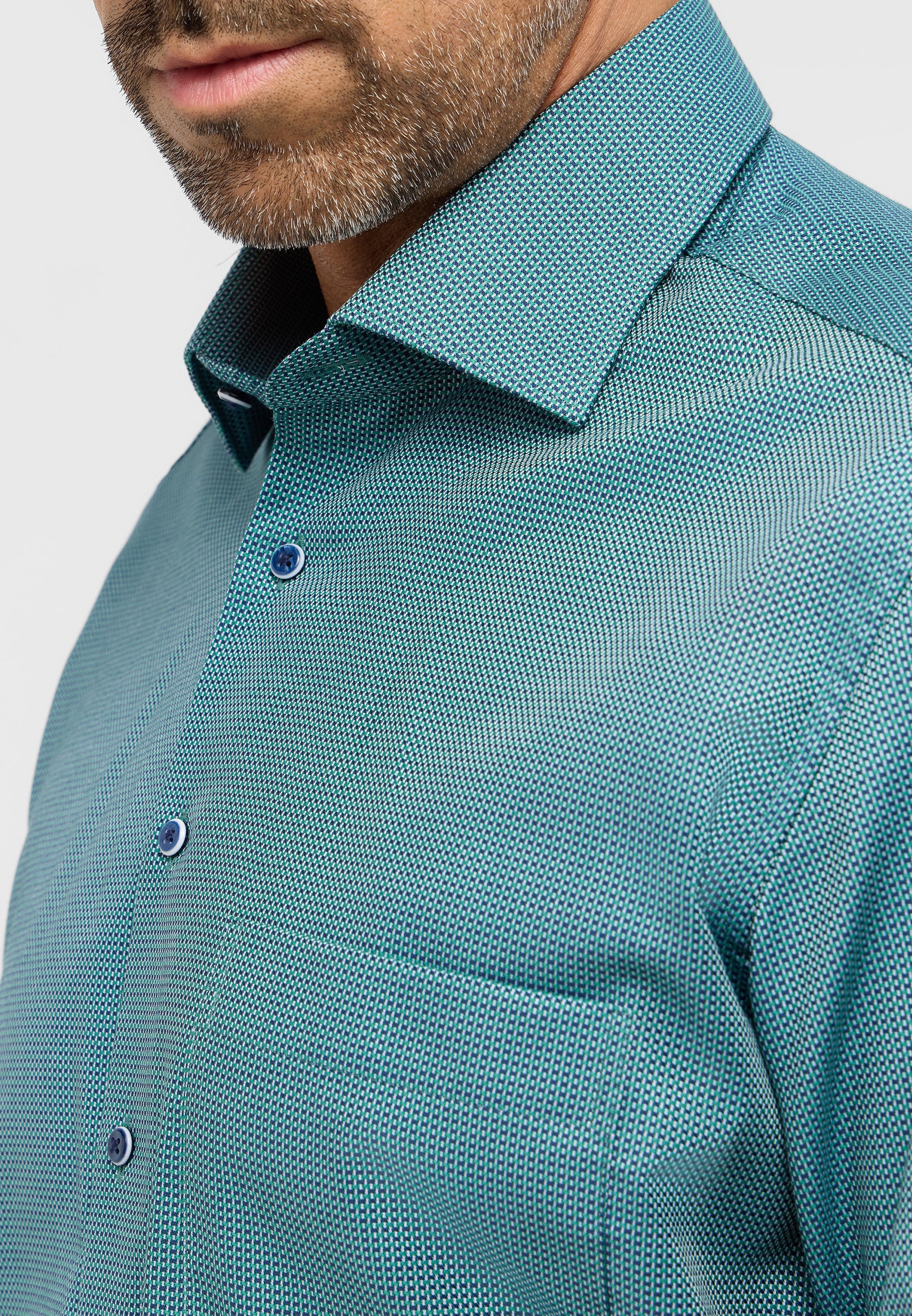 Eterna Langarmhemd »COMFORT FIT«, NON IRON (bügelfrei)