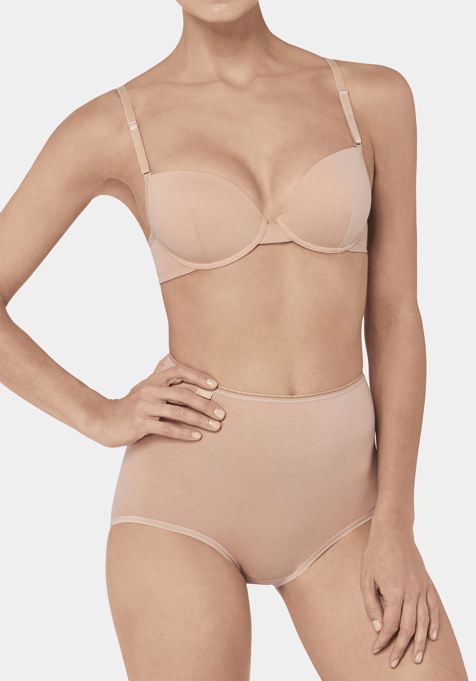 sloggi Maxislip »24/7 Cotton« 3er Pack,  höher geschnittene Passform, elastisch, Spitze, blickdicht, weich