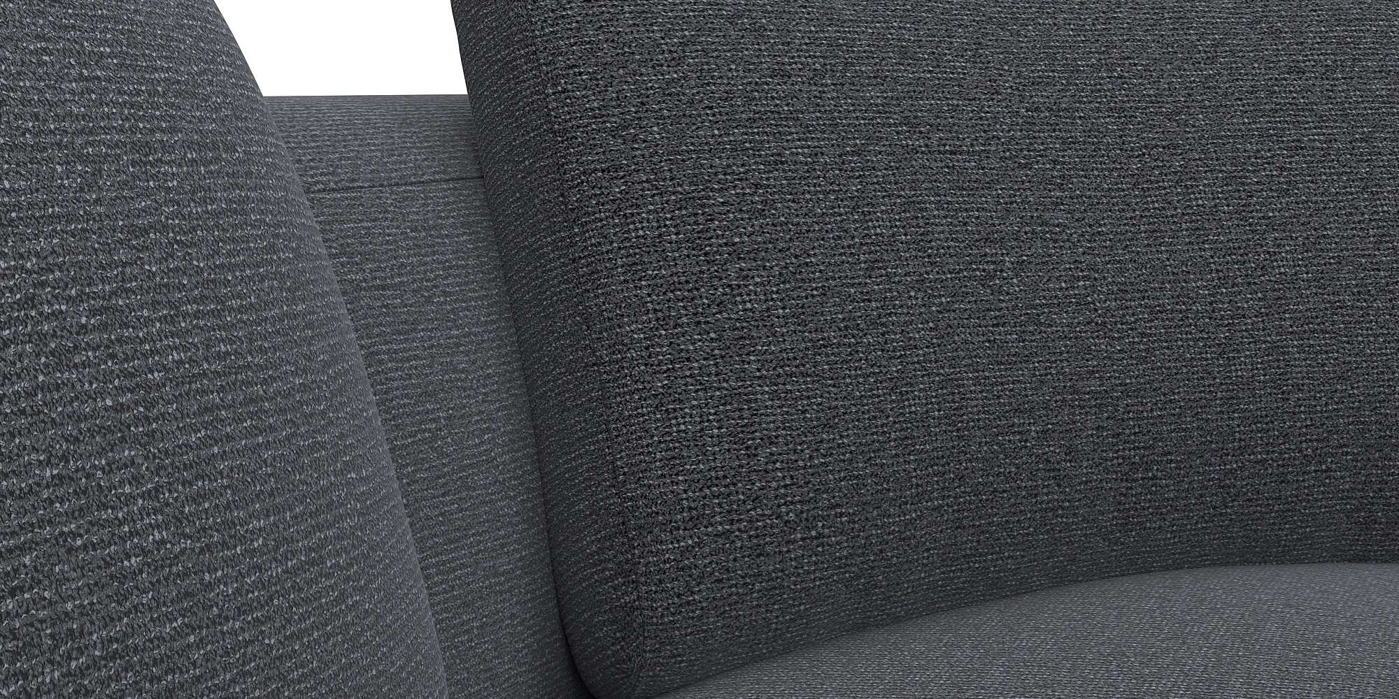 FLEXLUX Ecksofa »Torino, rund, L-Form, Sofa-Ecke mit Ottomane«, Modernes, organisches Sofa-Design, Kaltschaum, Wellenunterfederung