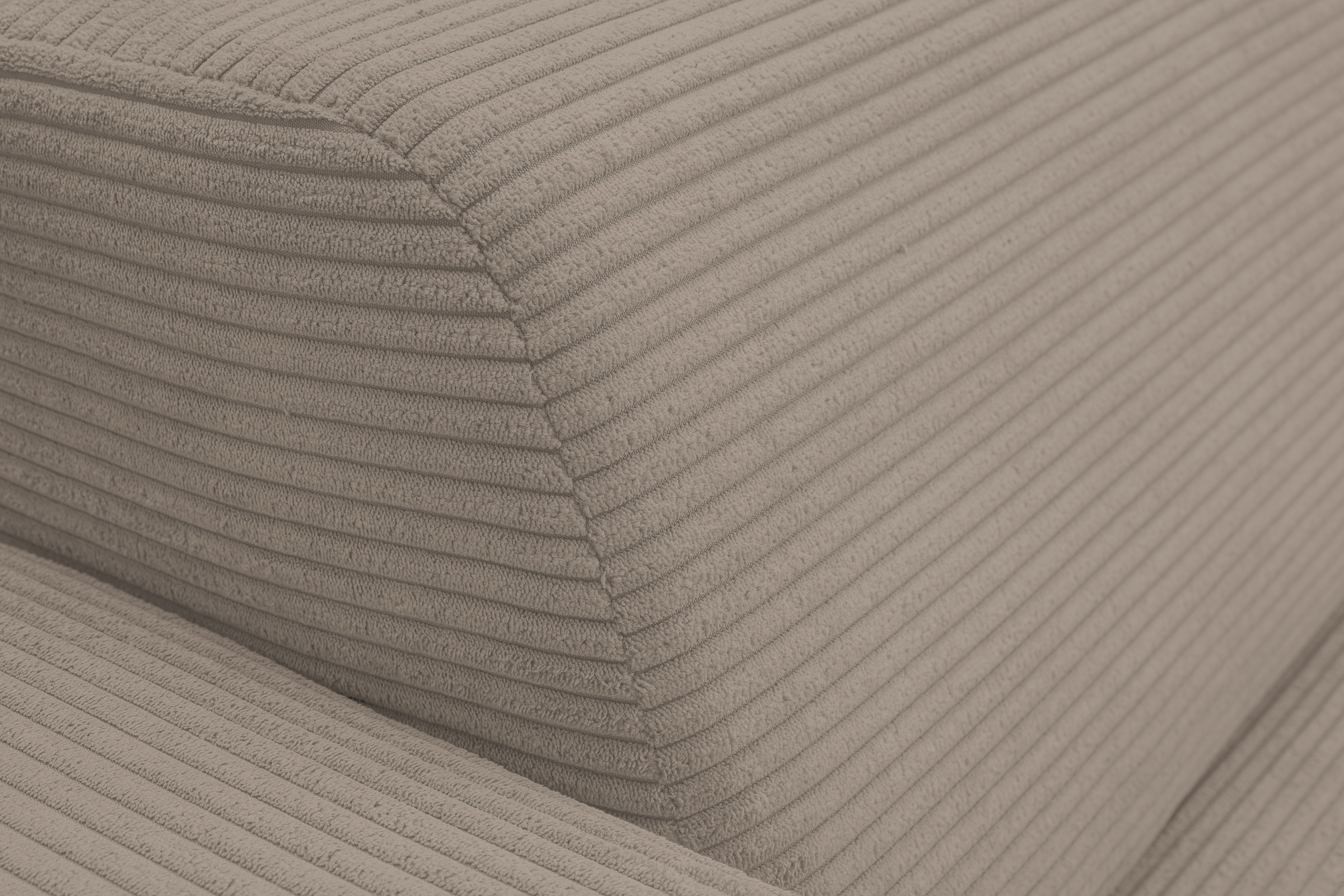 WERK2 Ecksofa »Zeus-XL, Mega-Sofa mit großer Sitztiefe, Stellmaße 311cm x 210cm«, Curvy Trend Garnitur mit urbaner Optik, bequem, Big-Sofa, L-Form